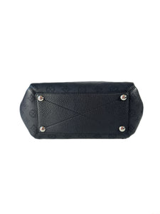 Louis Vuitton black Babylone Handbag Mahina Leather PM AH1155