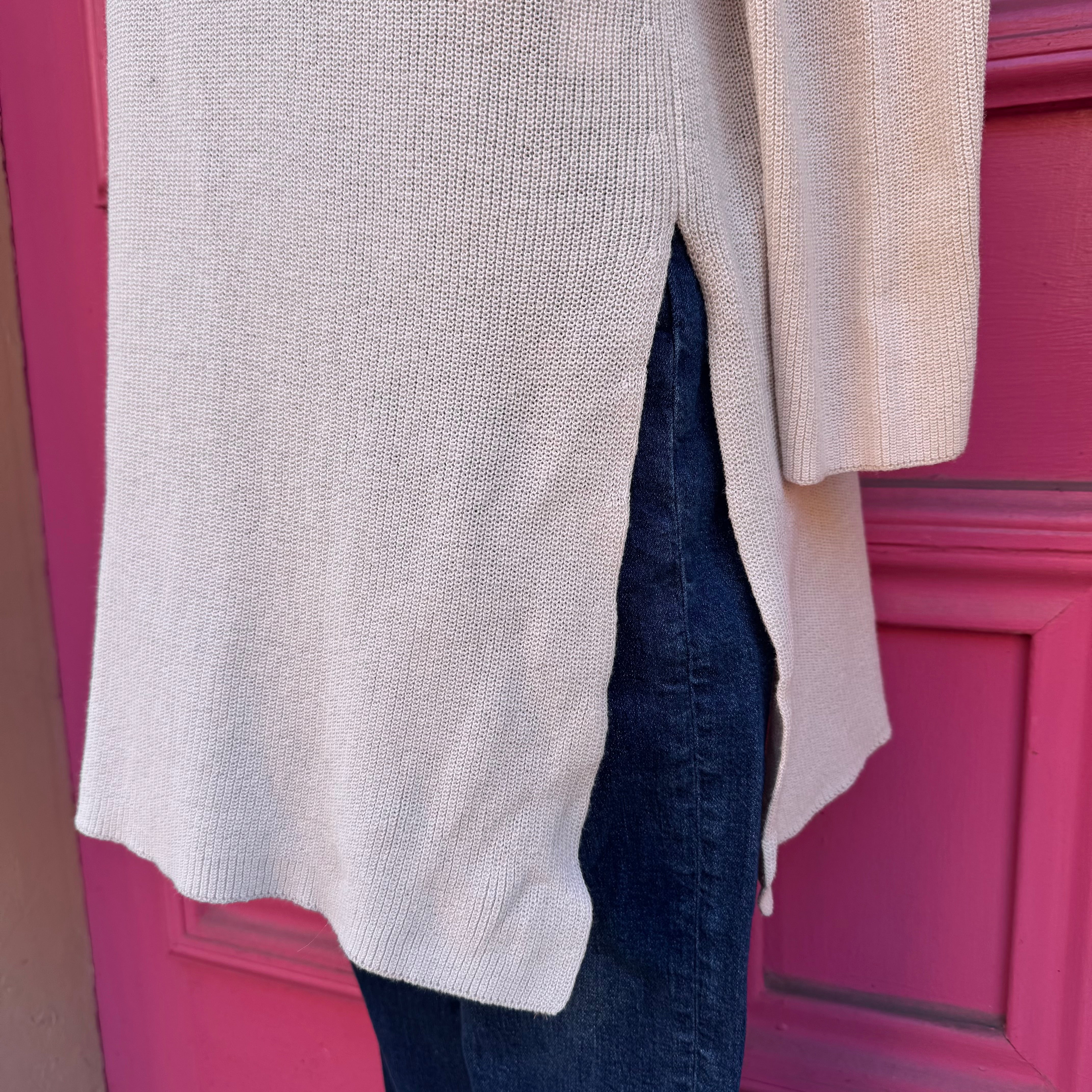 Eileen Fisher cream sweater size S