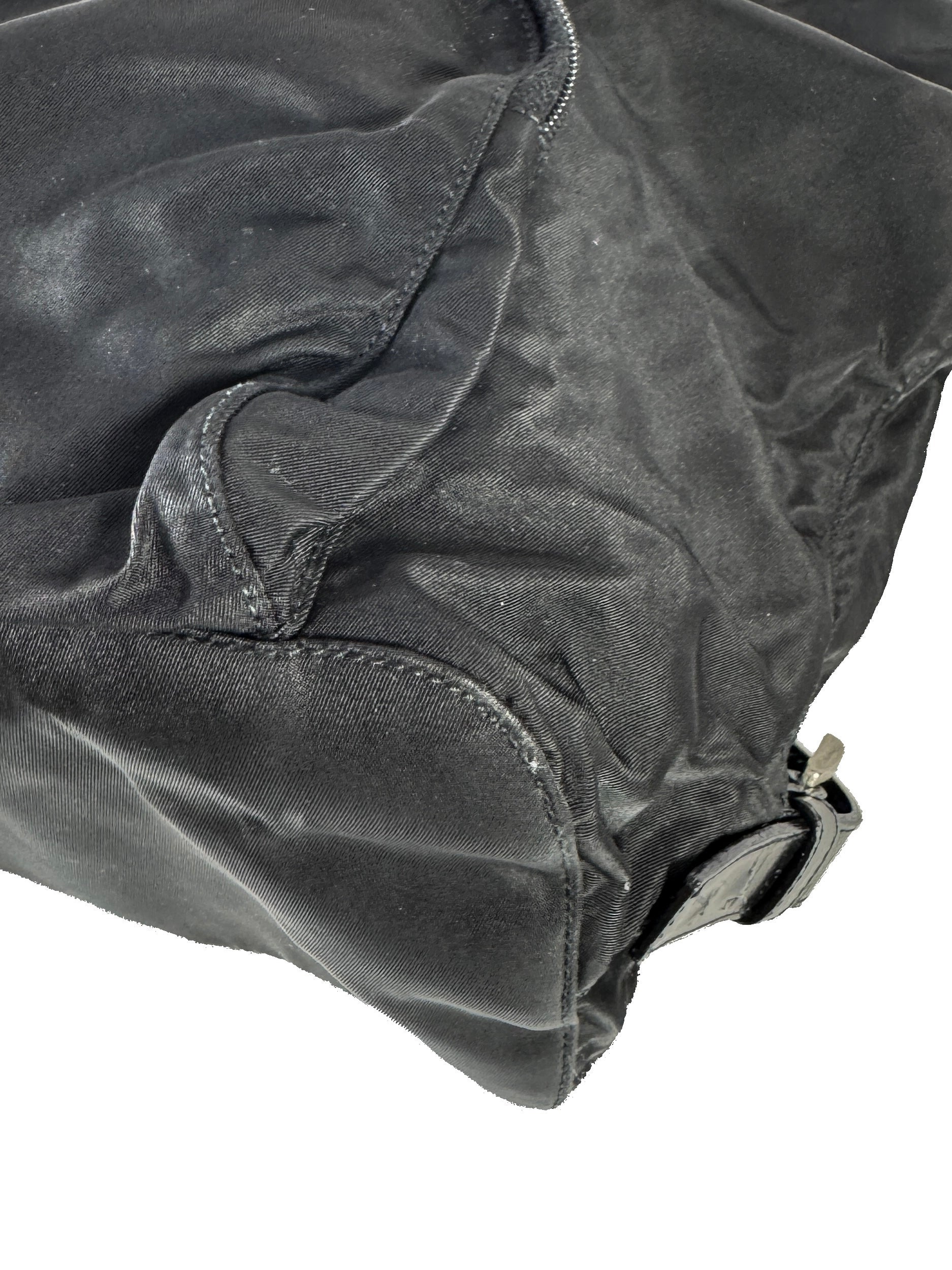 Prada black nylon backpack 58