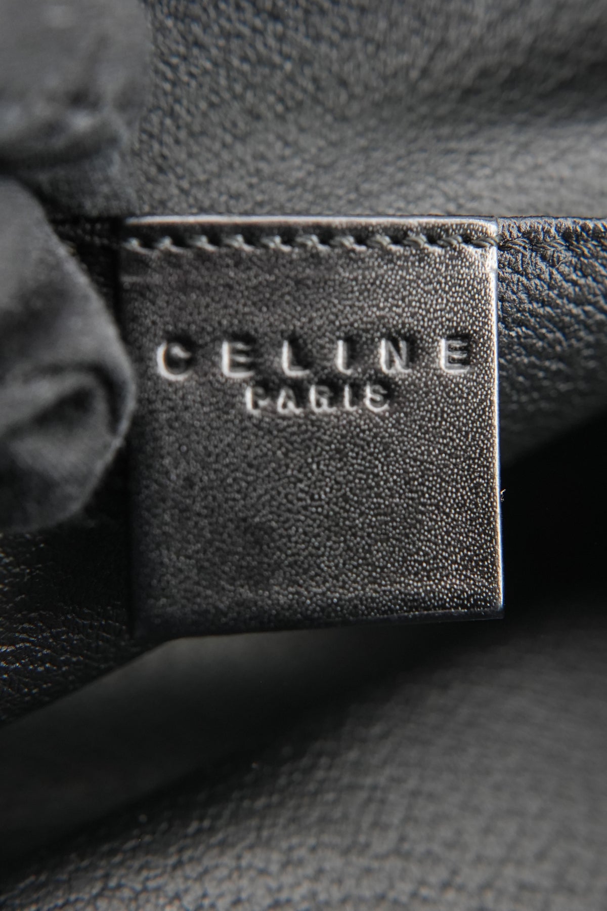 Celine black/brown vintage Macadame pouch MC97/2