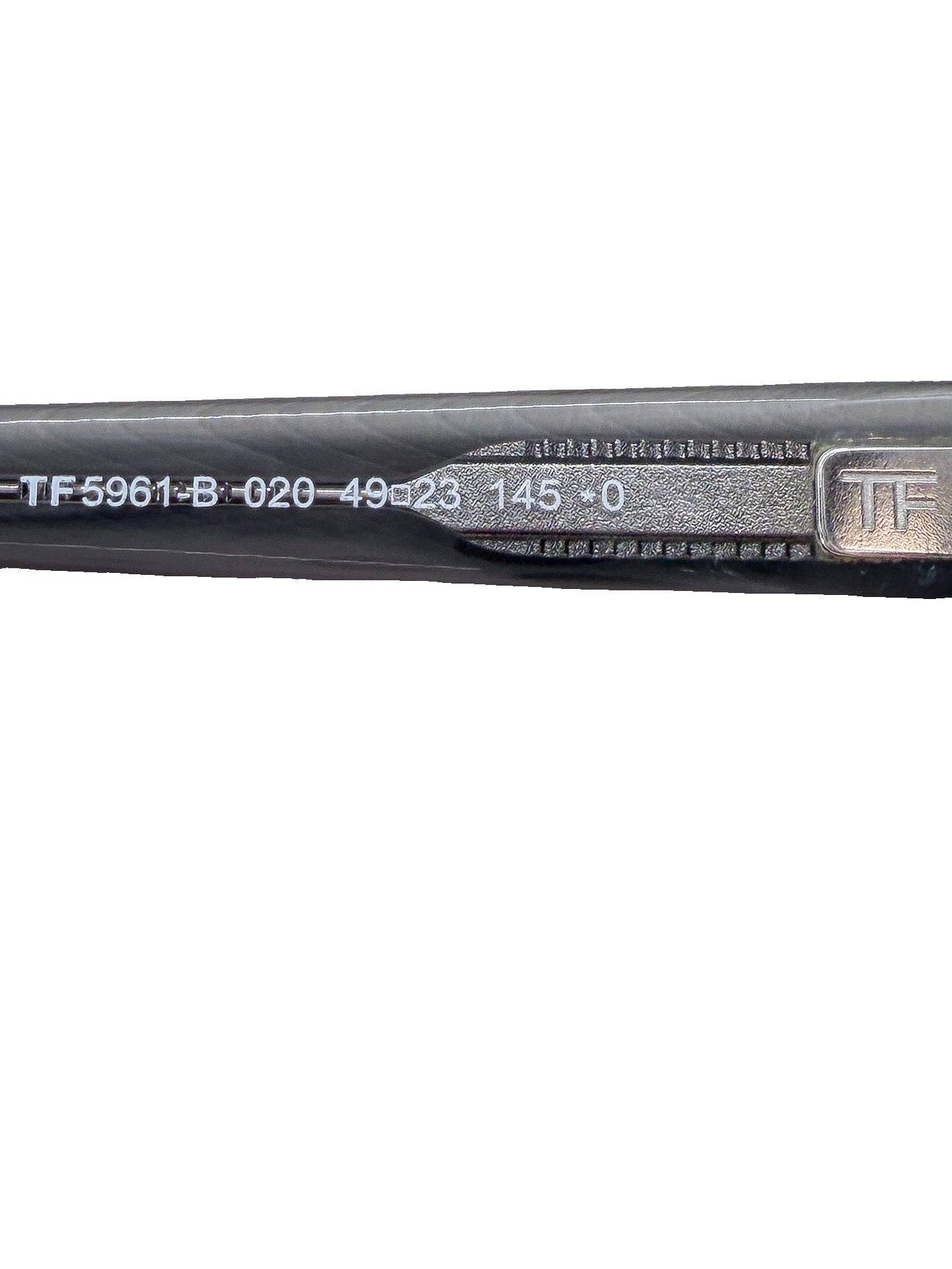 Tom Ford gray blue light glasses TF5961 B