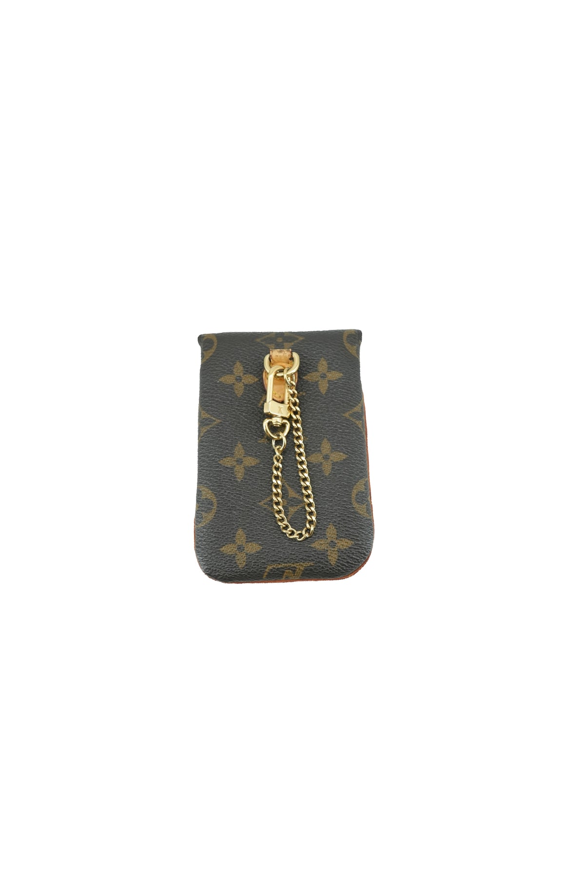Louis Vuitton brown monogram keychain pouch SN4009