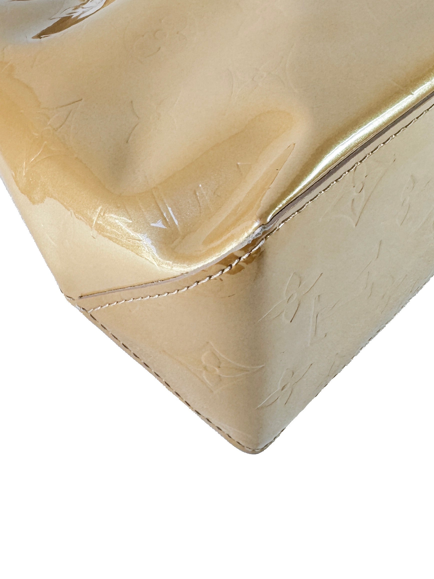 Louis Vuitton monogram Noisette Vernis Reade PM MI0016