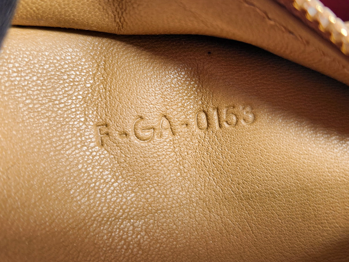 Celine Cabas vertical red/beige leather tote FGA0153