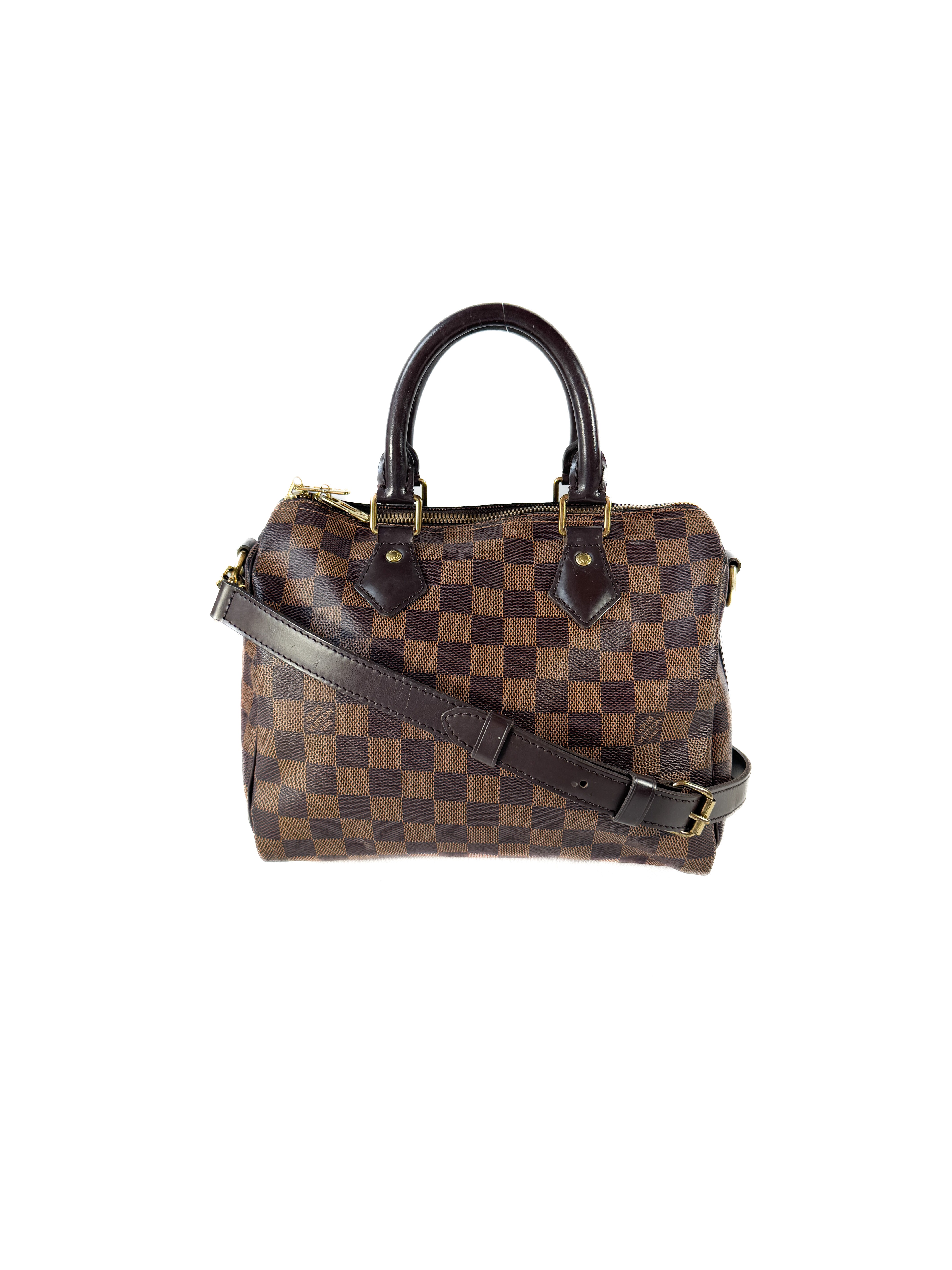 Louis Vuitton damier ebene Speedy 25 Bandouliere NM LA3199
