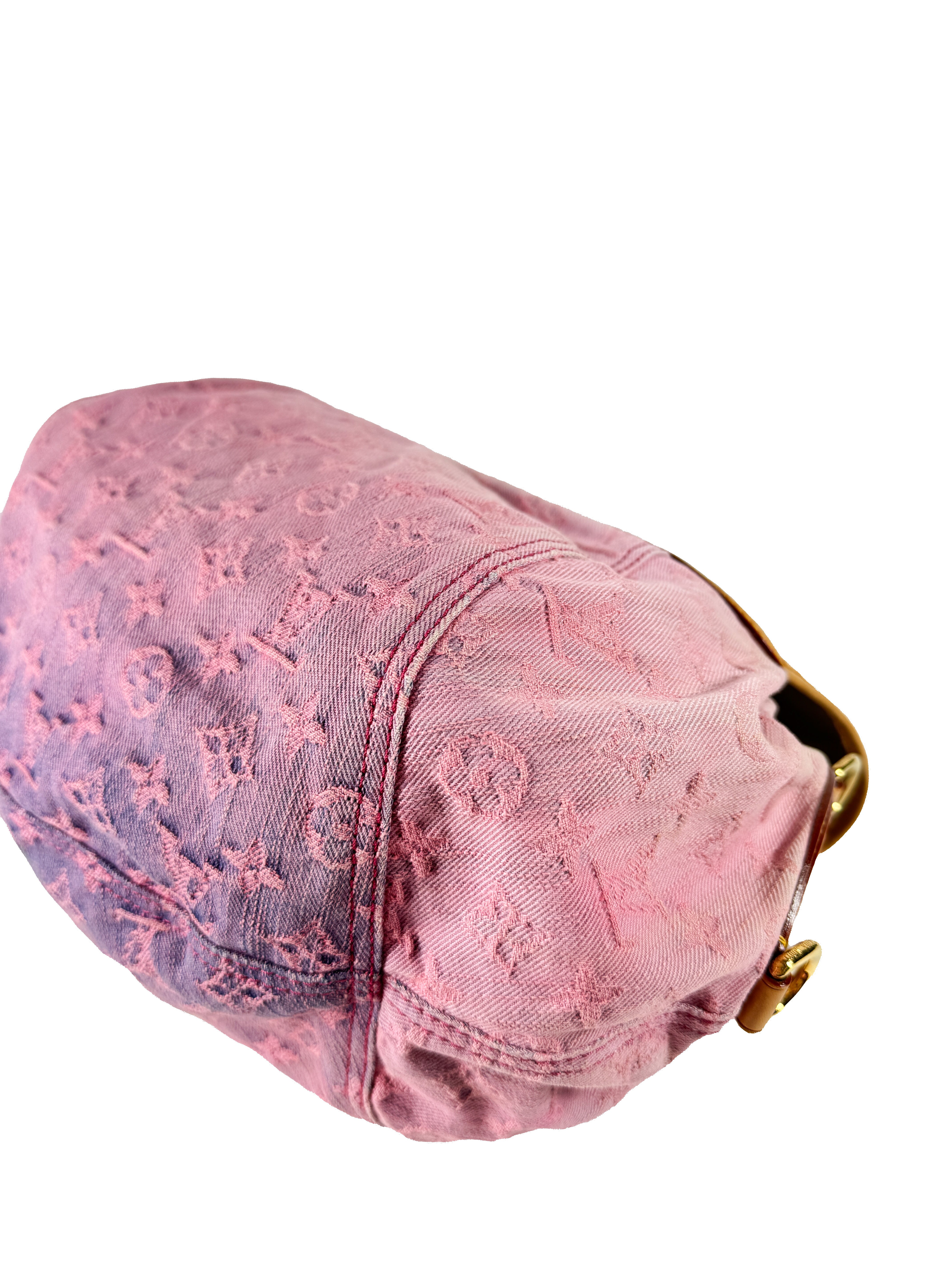 Louis Vuitton Sunshine pink denim monogram FL0130
