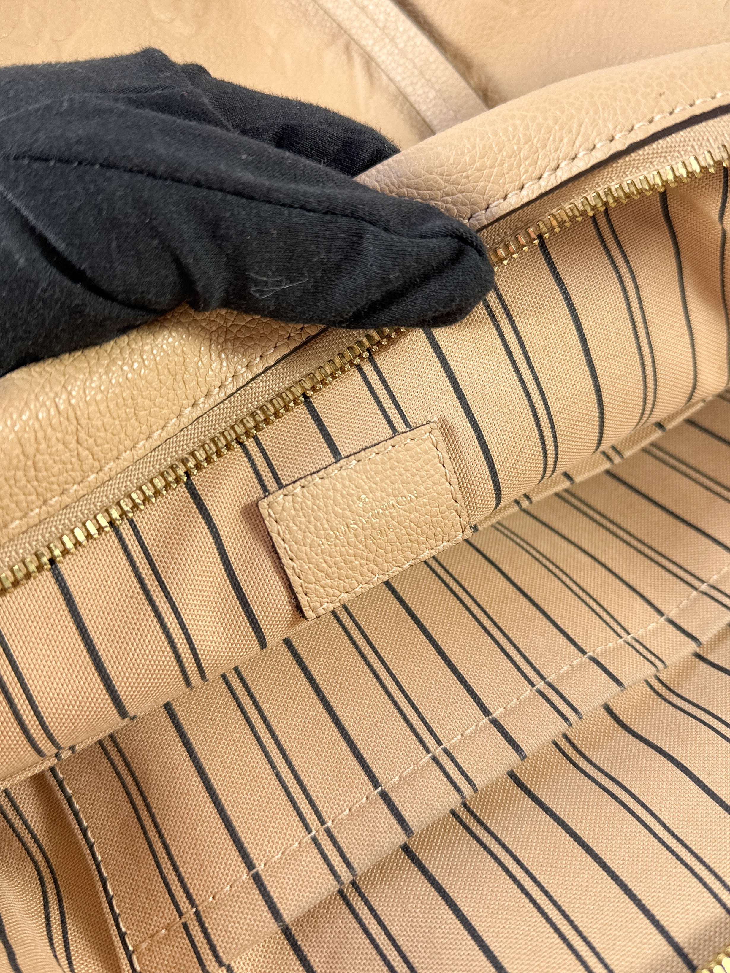 Louis Vuitton monogram empreinte Bastille MM tote SD3136