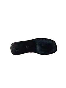 Gucci dark brown GG supreme thong flip flops size 7.5