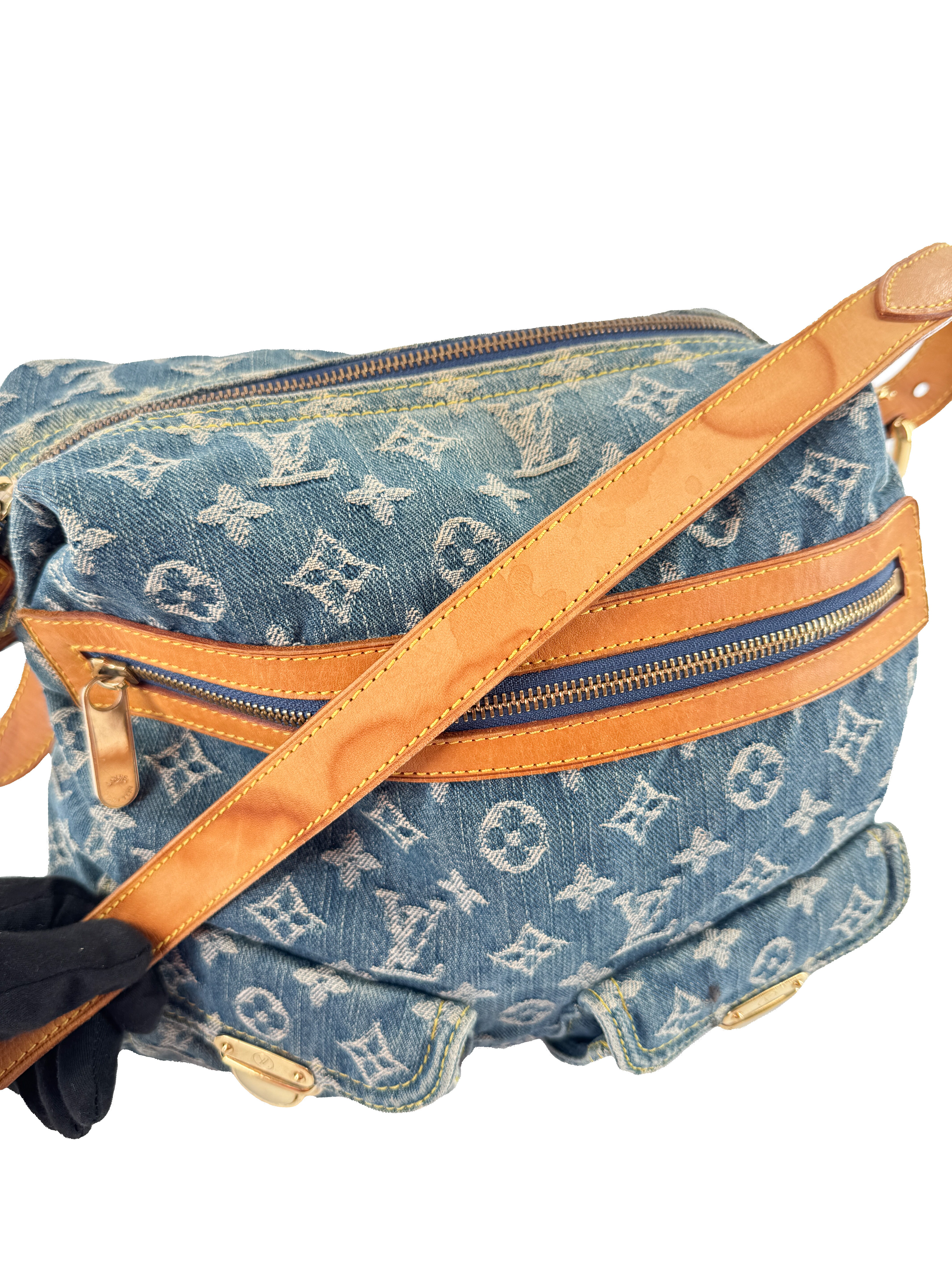Louis Vuitton monogram denim Baggy GM FL1005