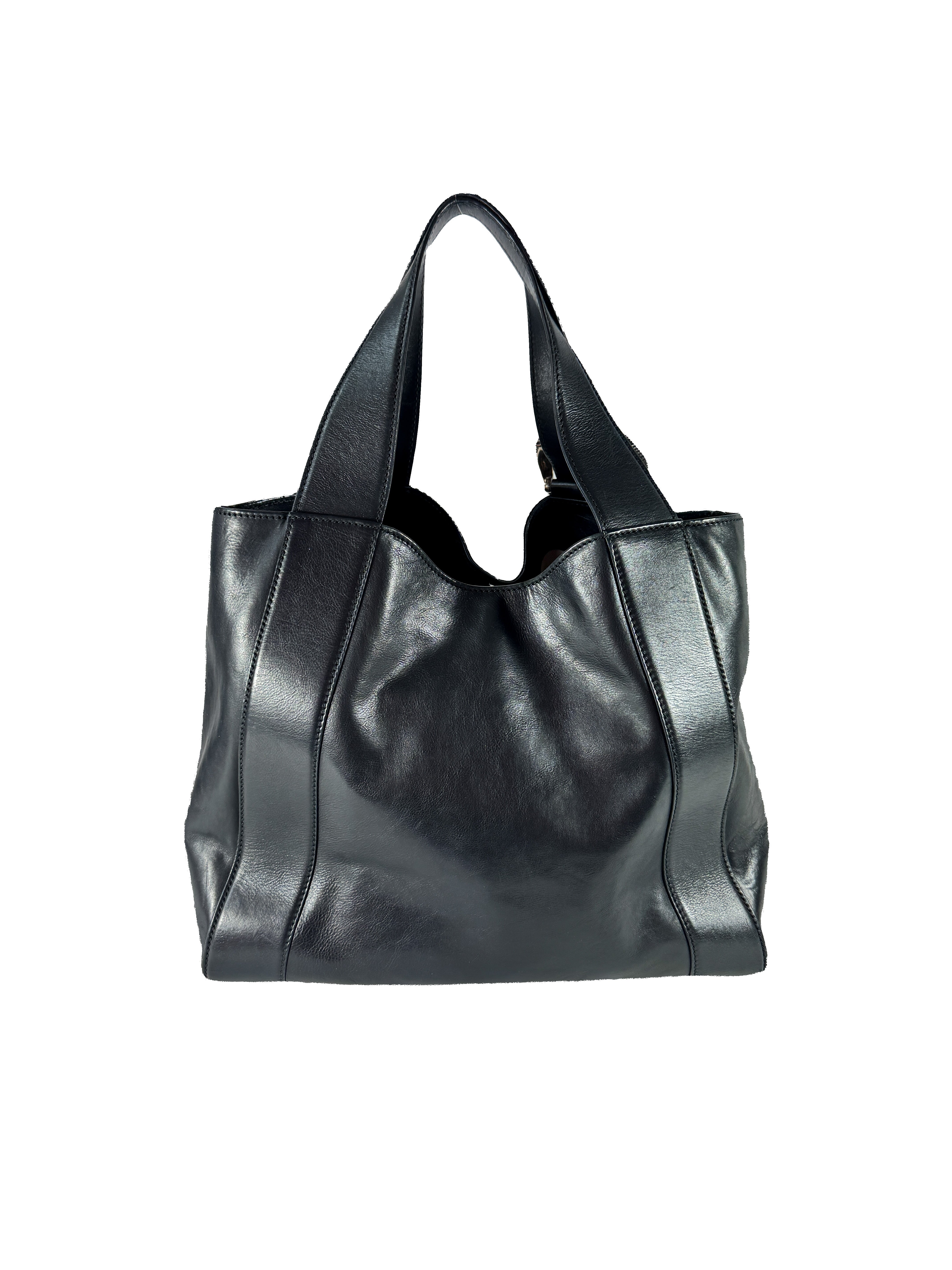 Gucci black horse head Ribot tote 296877 502752