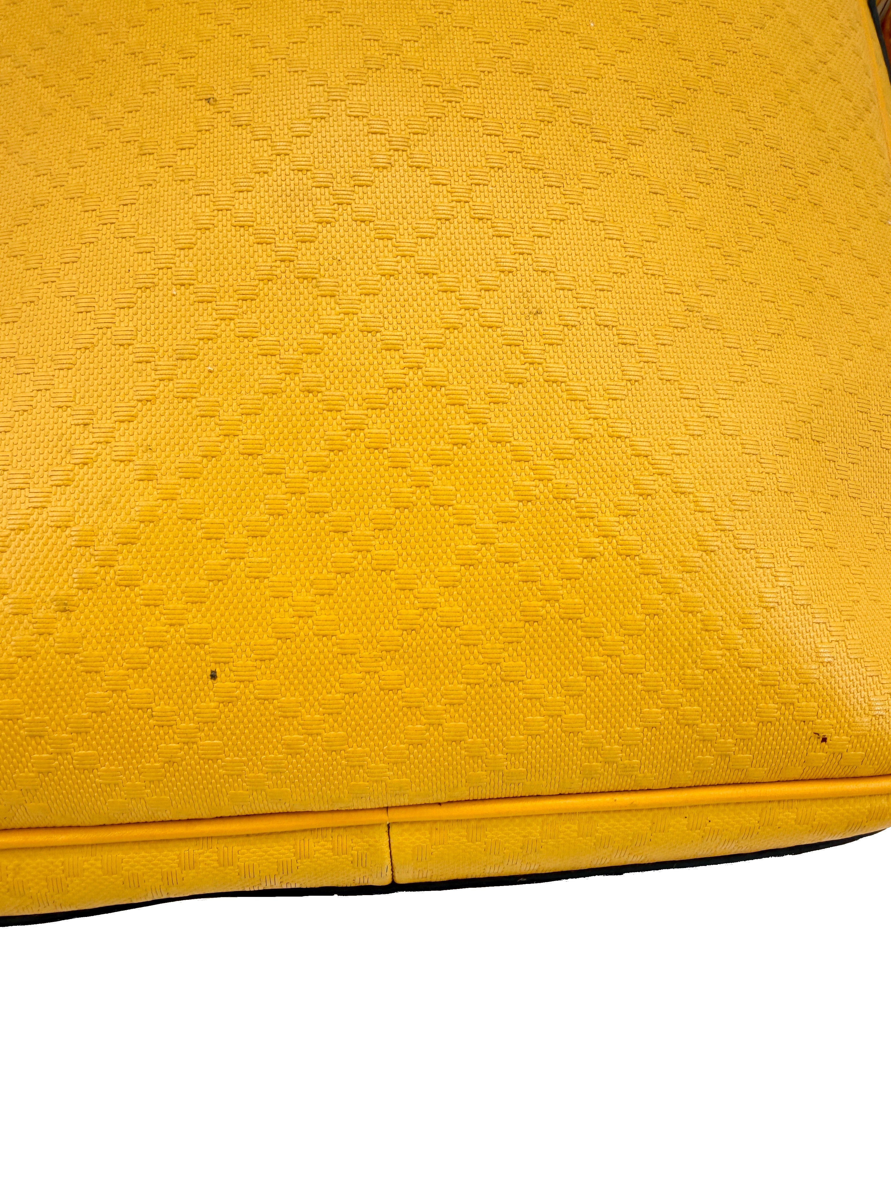 Gucci yellow Diamante leather crossbody 201448 493075
