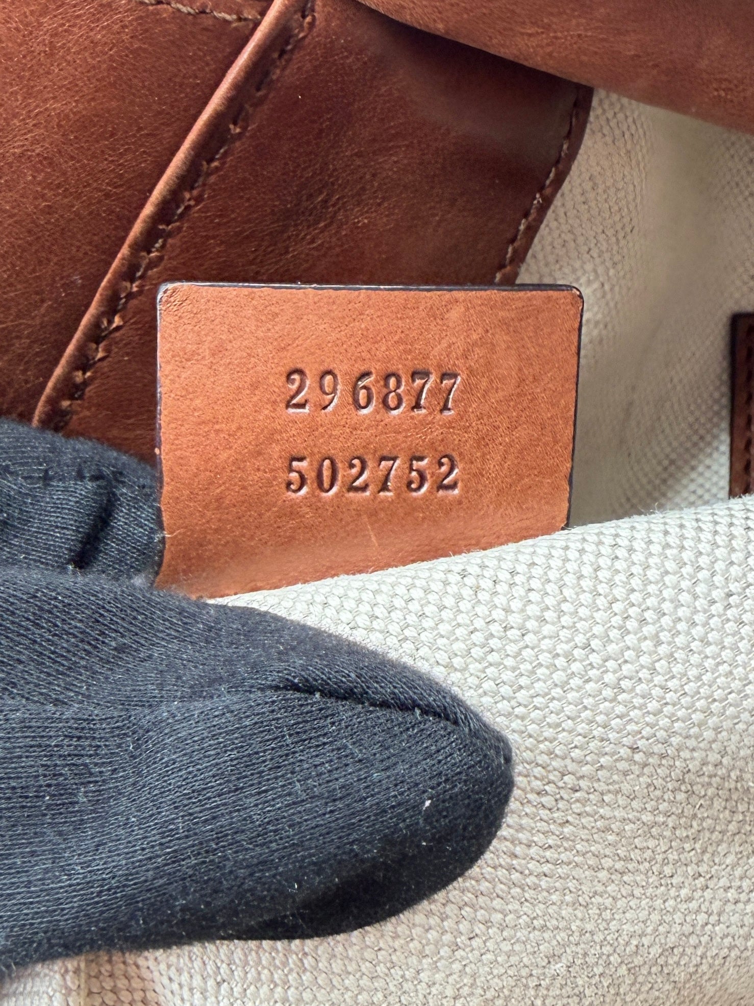 Gucci brown horse head Ribot tote 296877 502752