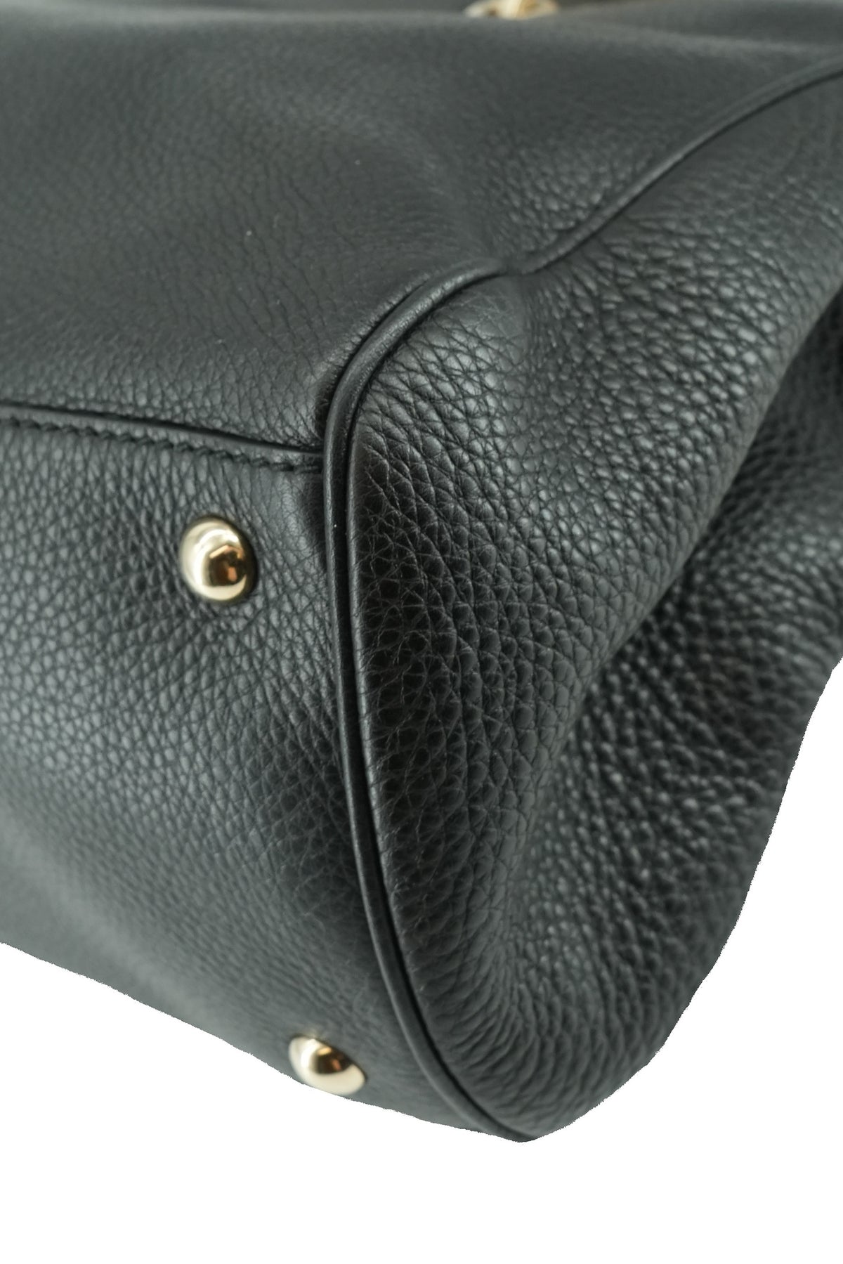 Gucci black Bamboo shopper tote 001998