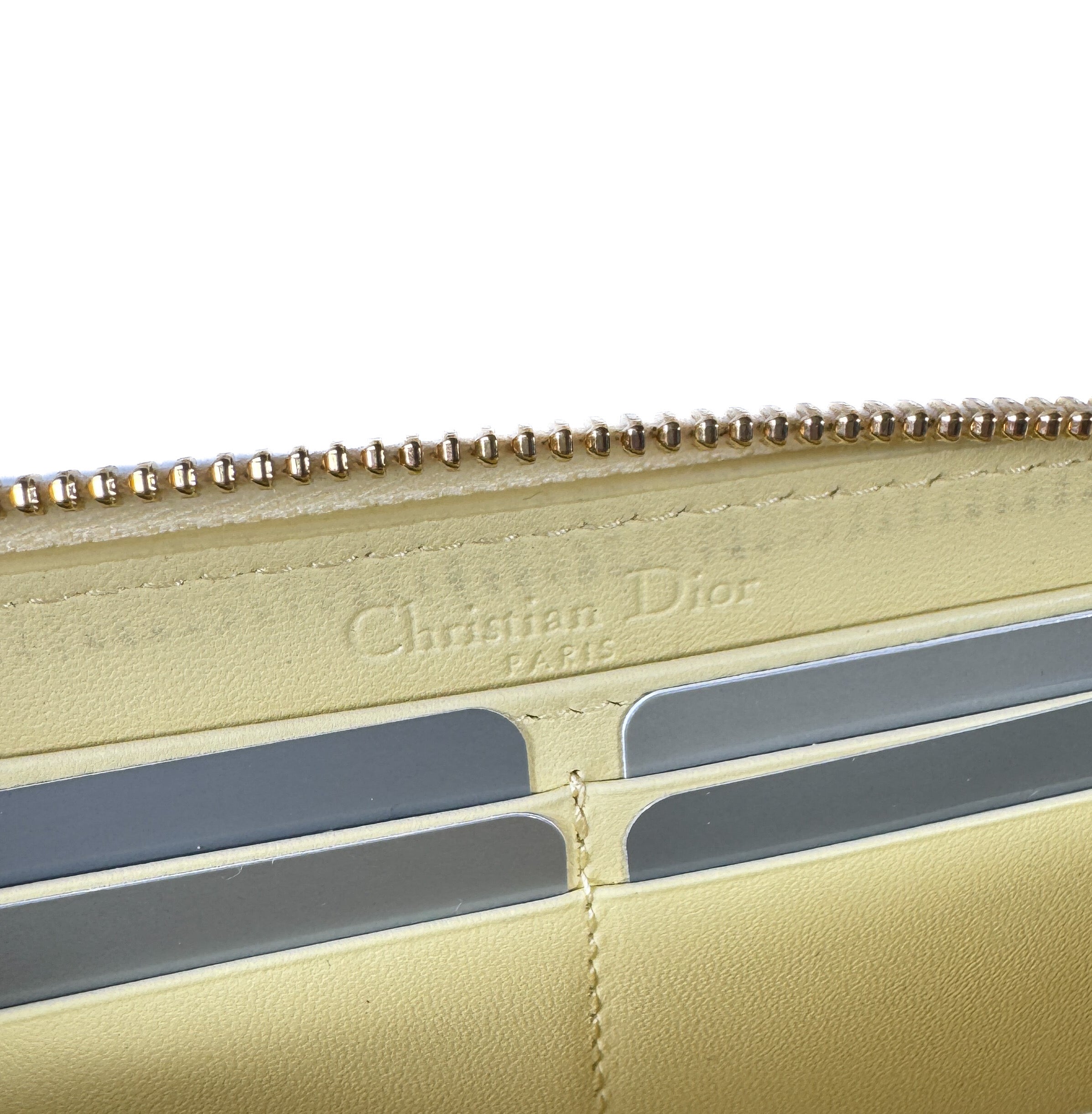 Christian Dior Lady Dior Voyageur wallet 0272 retail $950