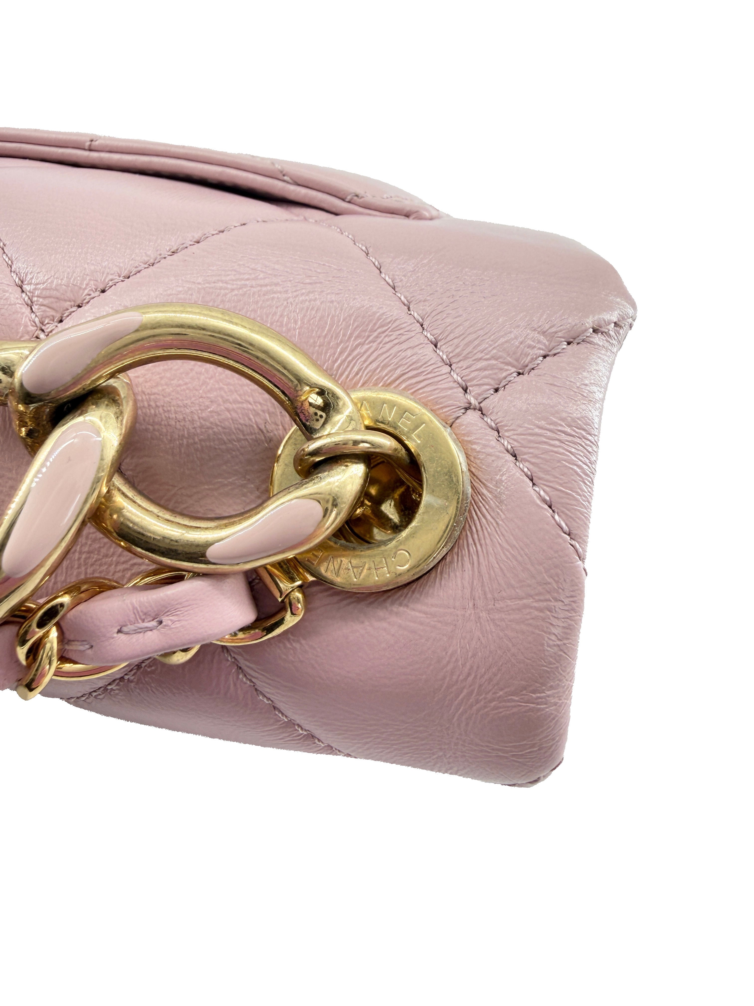 Chanel pink Match small flap bag P0H1C0H5