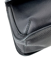 Gucci black leather bamboo daily tassel flap bag 370826520981