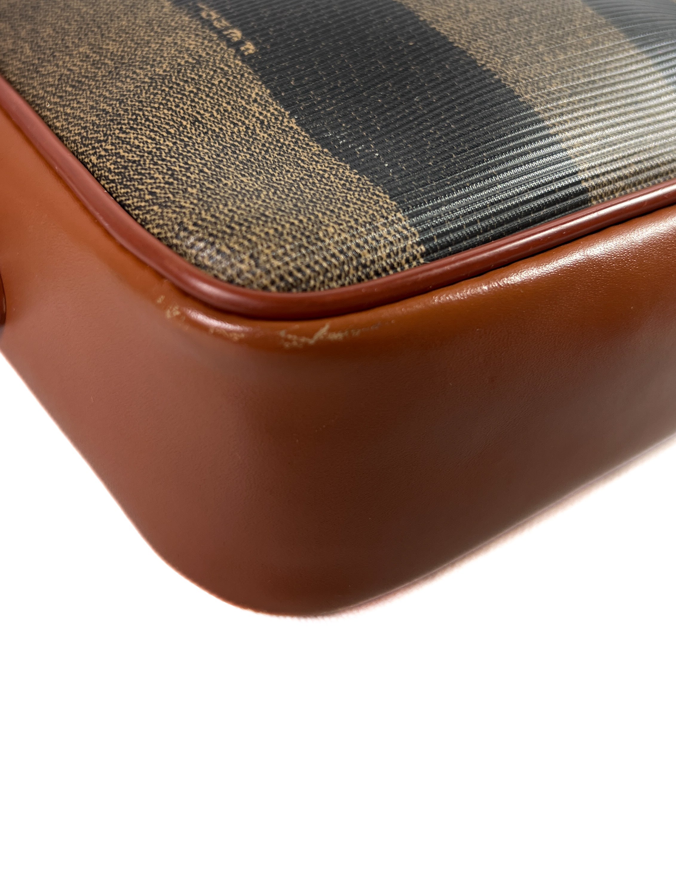 Fendi vintage Pequin striped crossbody