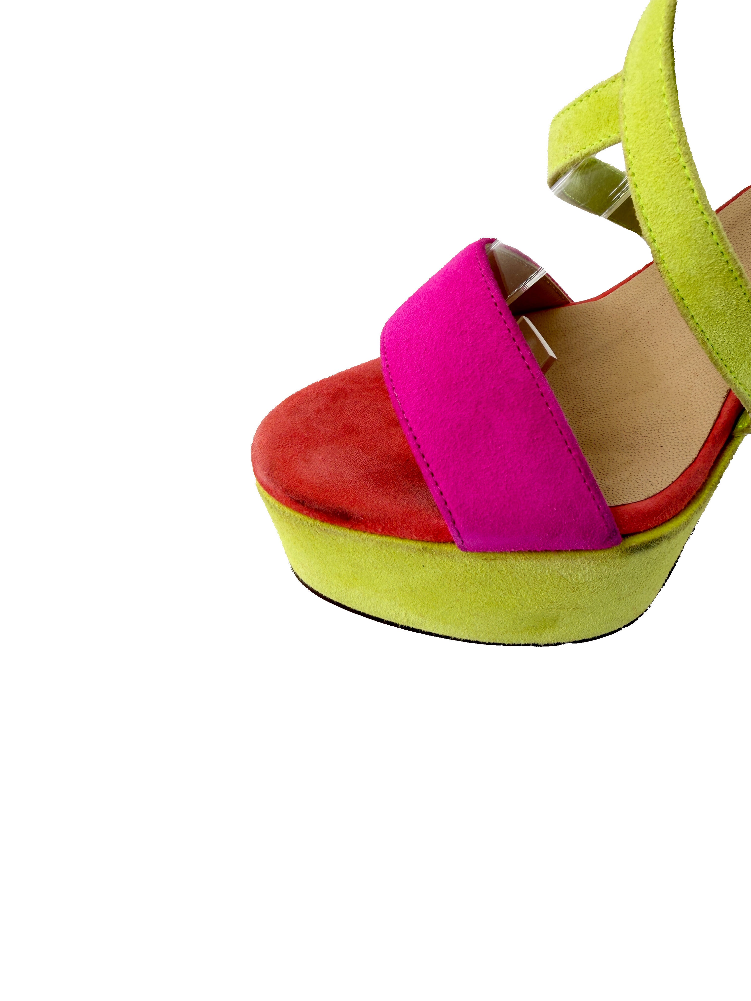 Christian Louboutin Loubi Bee Alta 130MM size 36.5 BOX