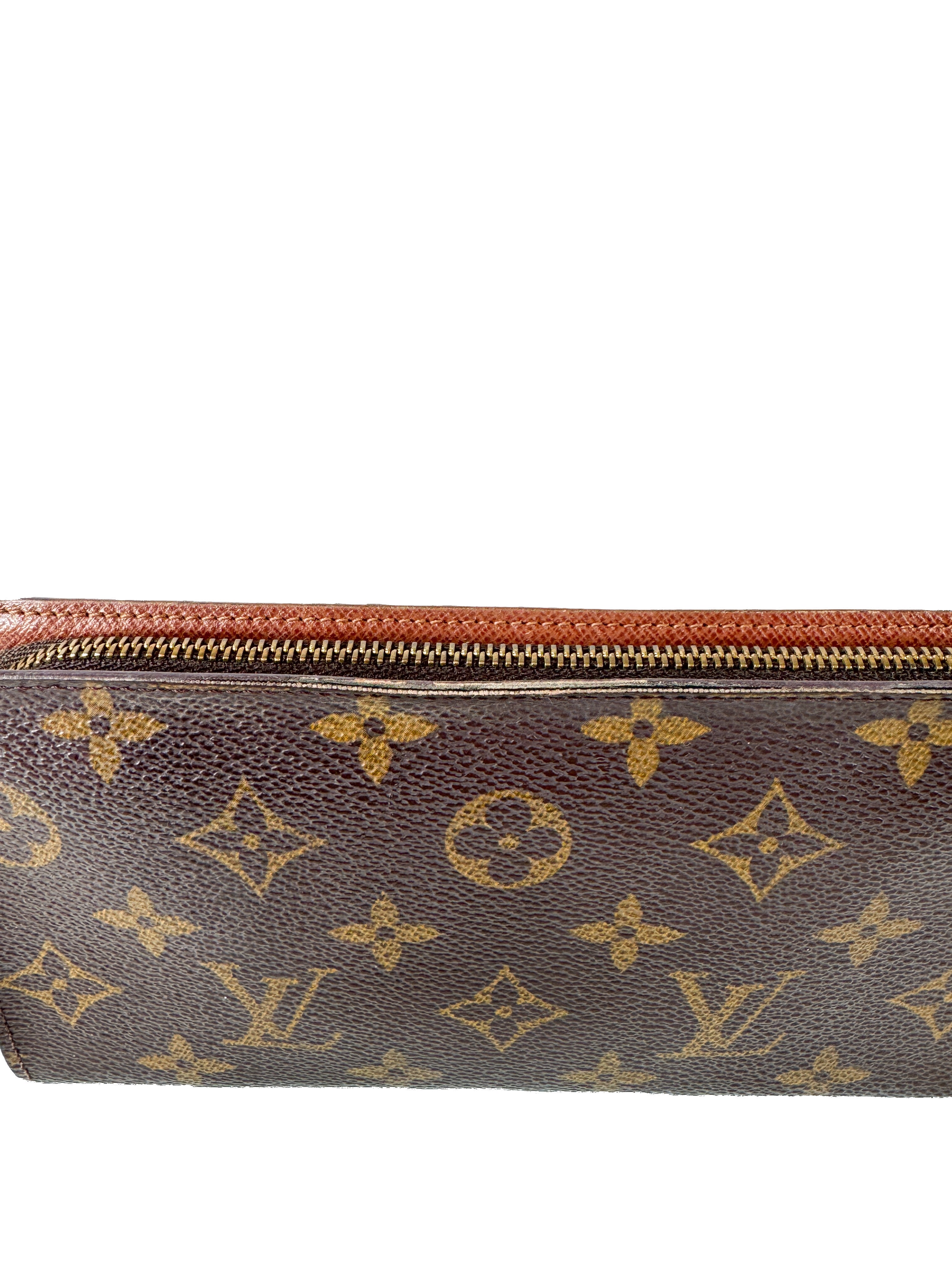 Louis Vuitton monogram Porte Monnaie Zip wallet TH0030