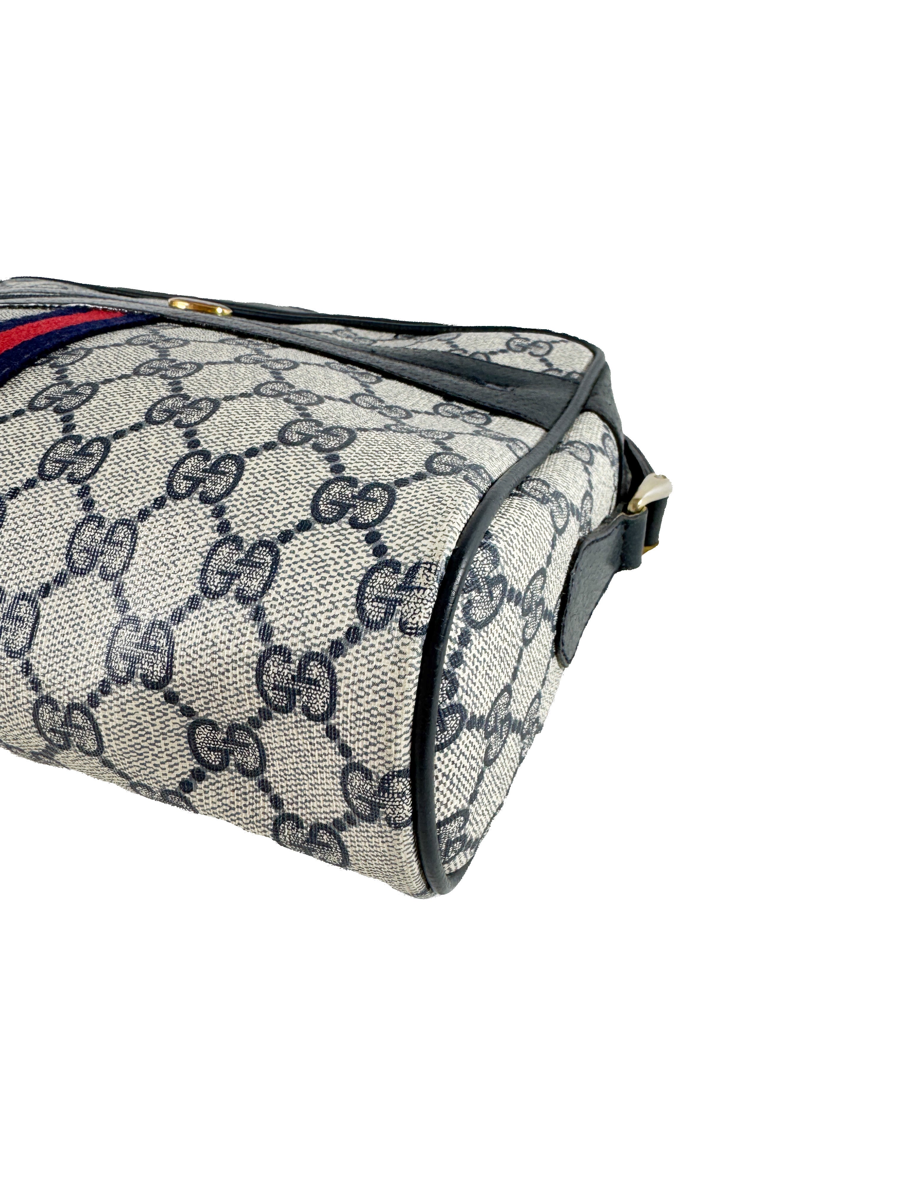 Gucci navy GG sherry line vintage crossbody 3202005