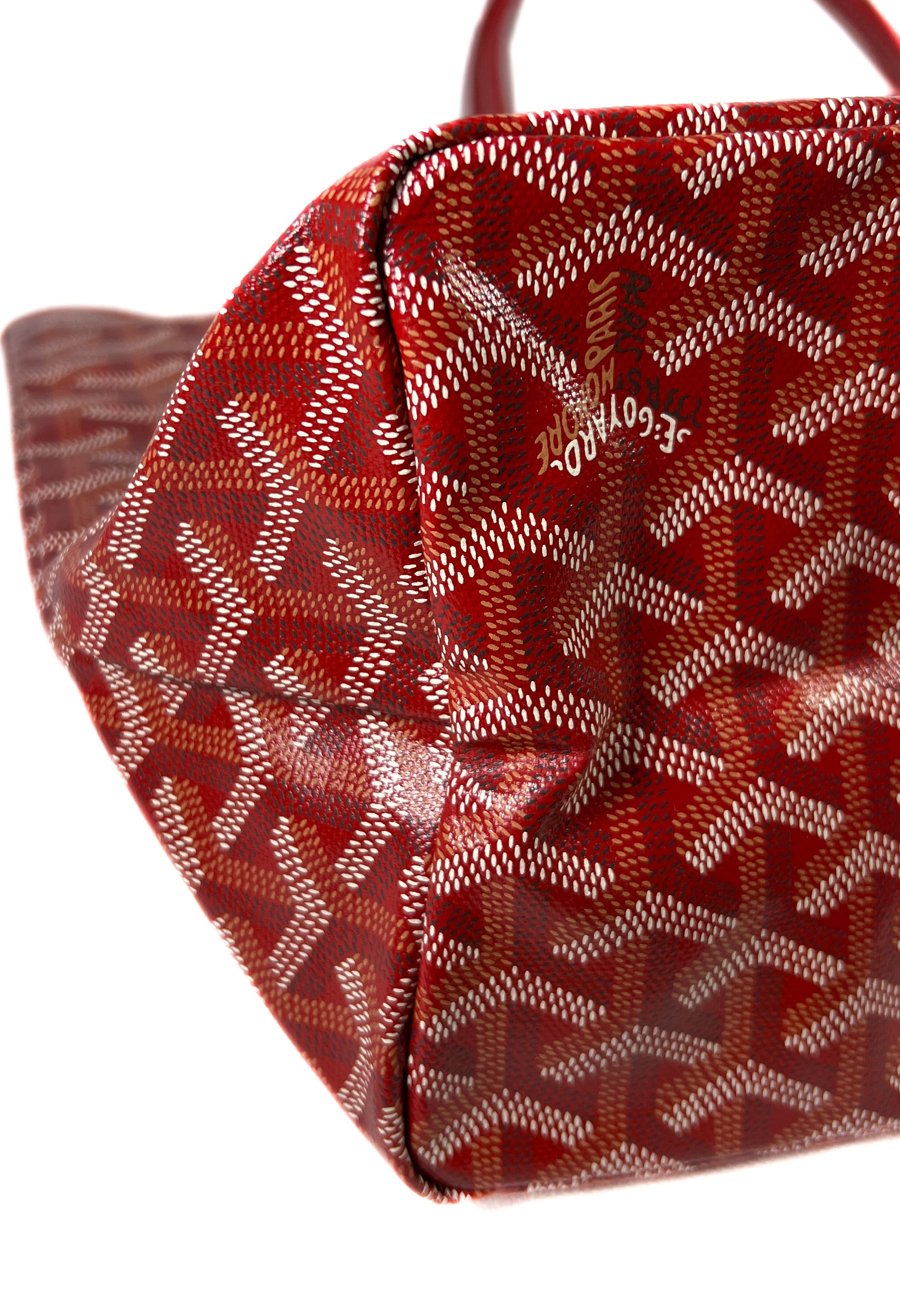 Goyard Saint Louis red tote PM