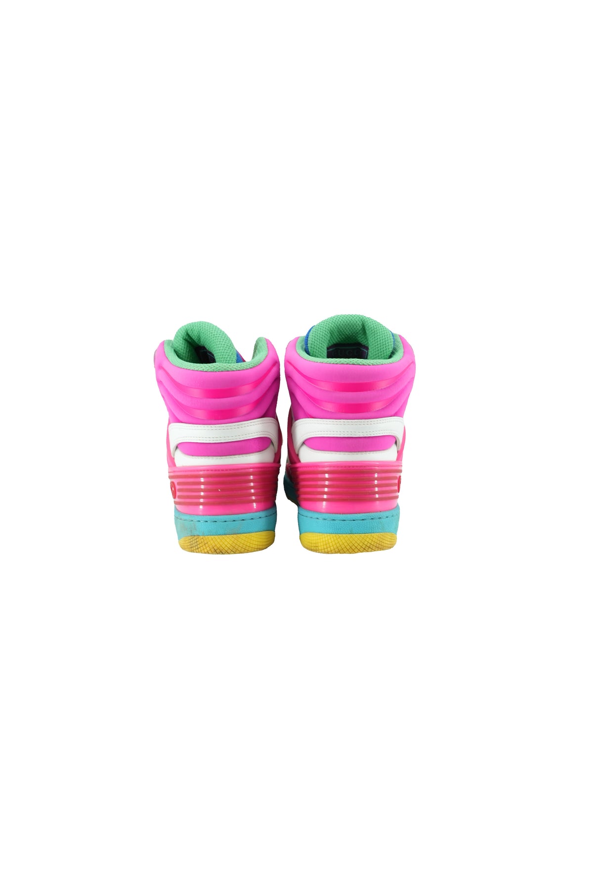 Gucci neon Basket High sneaker size 38 (8)
