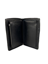 Givenchy black leather zip around wallet