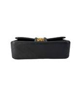 Chanel medium black lambskin Elegant CC flap 208382260