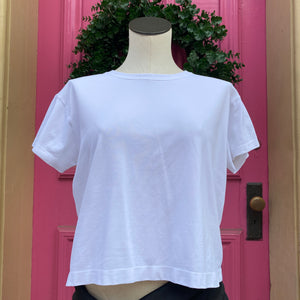 Athleta white short sleeve top size S