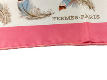 Hermès vintage 1980s Plumes 90cm silk scarf