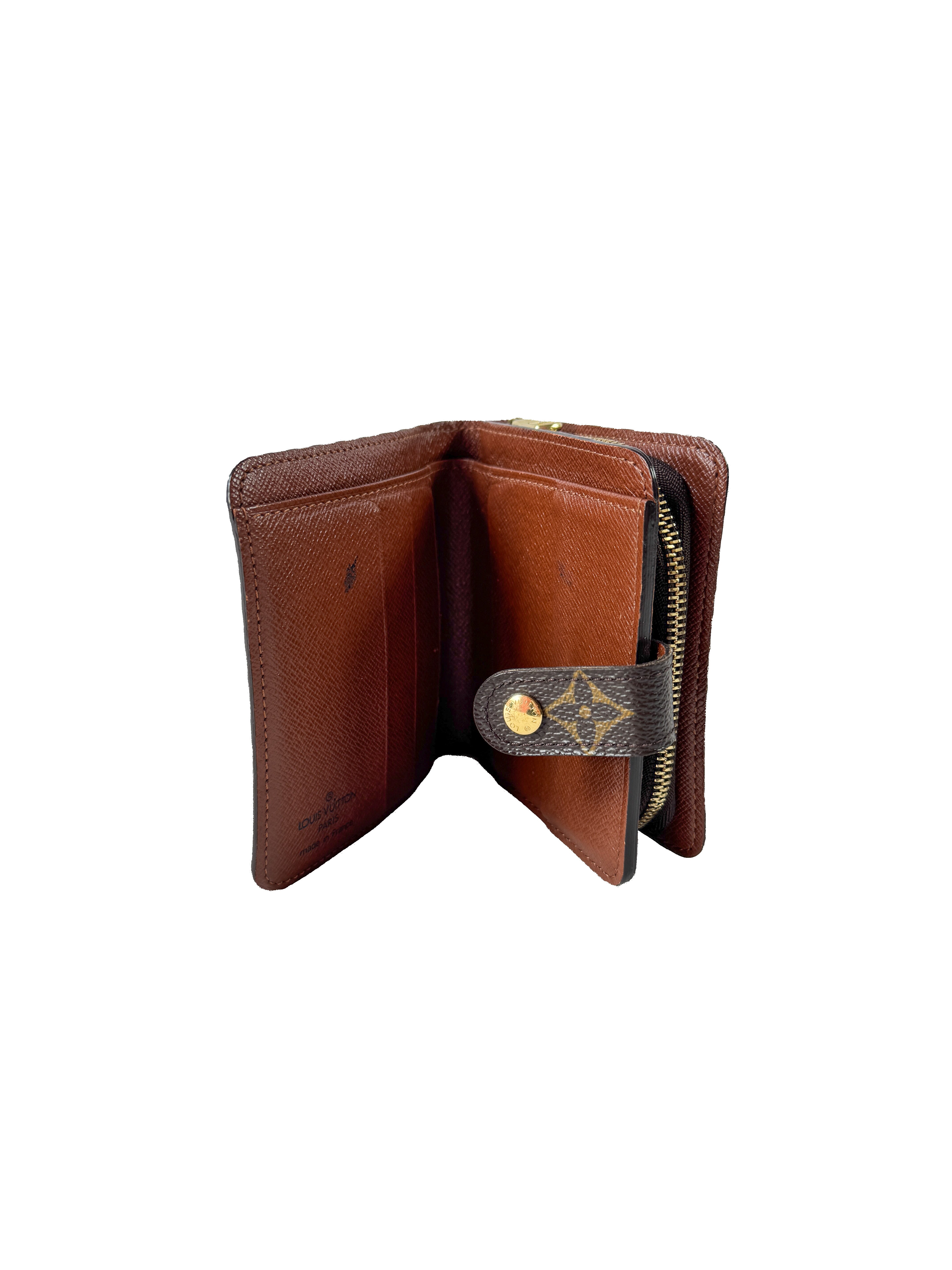 Louis Vuitton monogram compact wallet CT0064