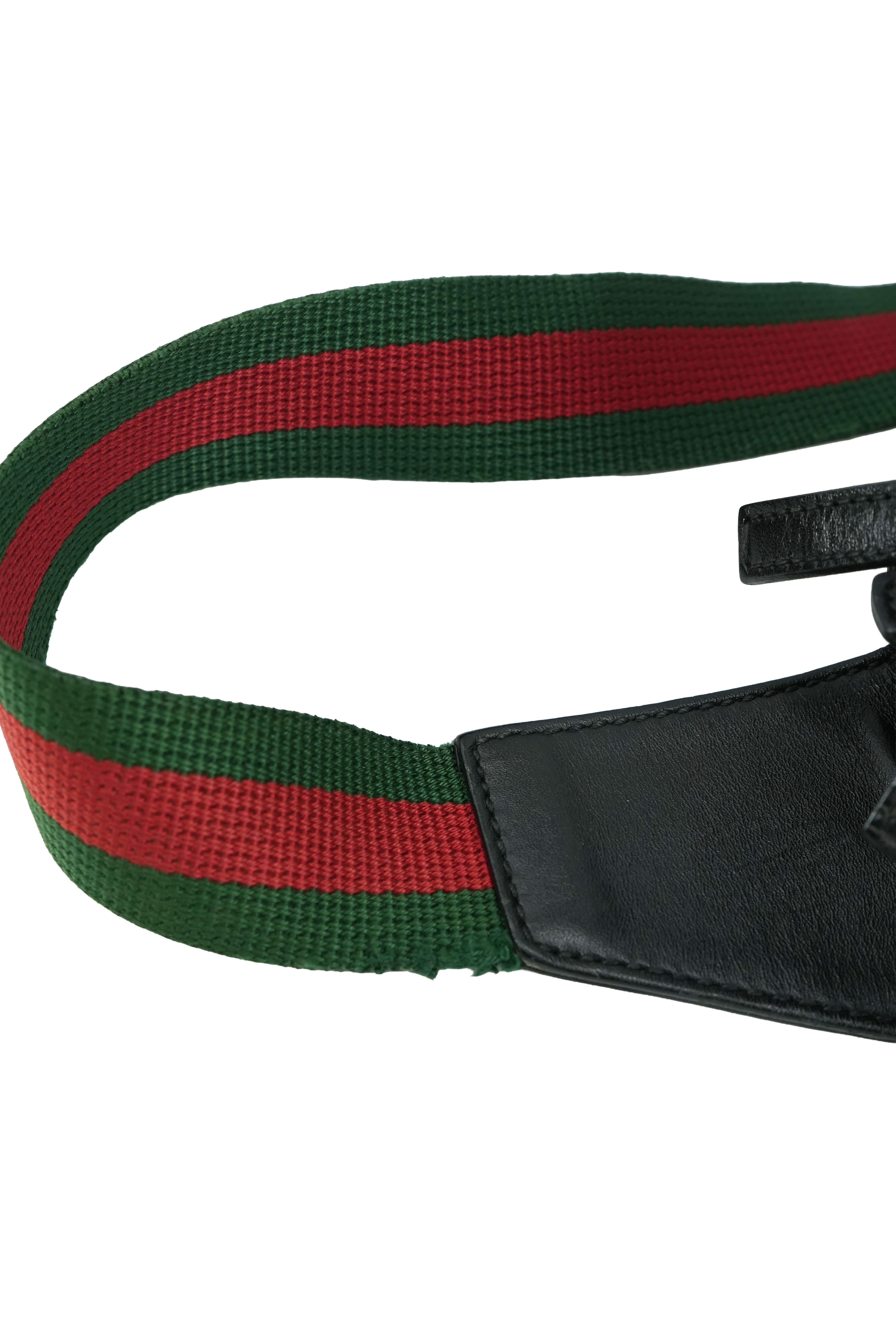 Gucci black techno canvas belt bag 630920 498879