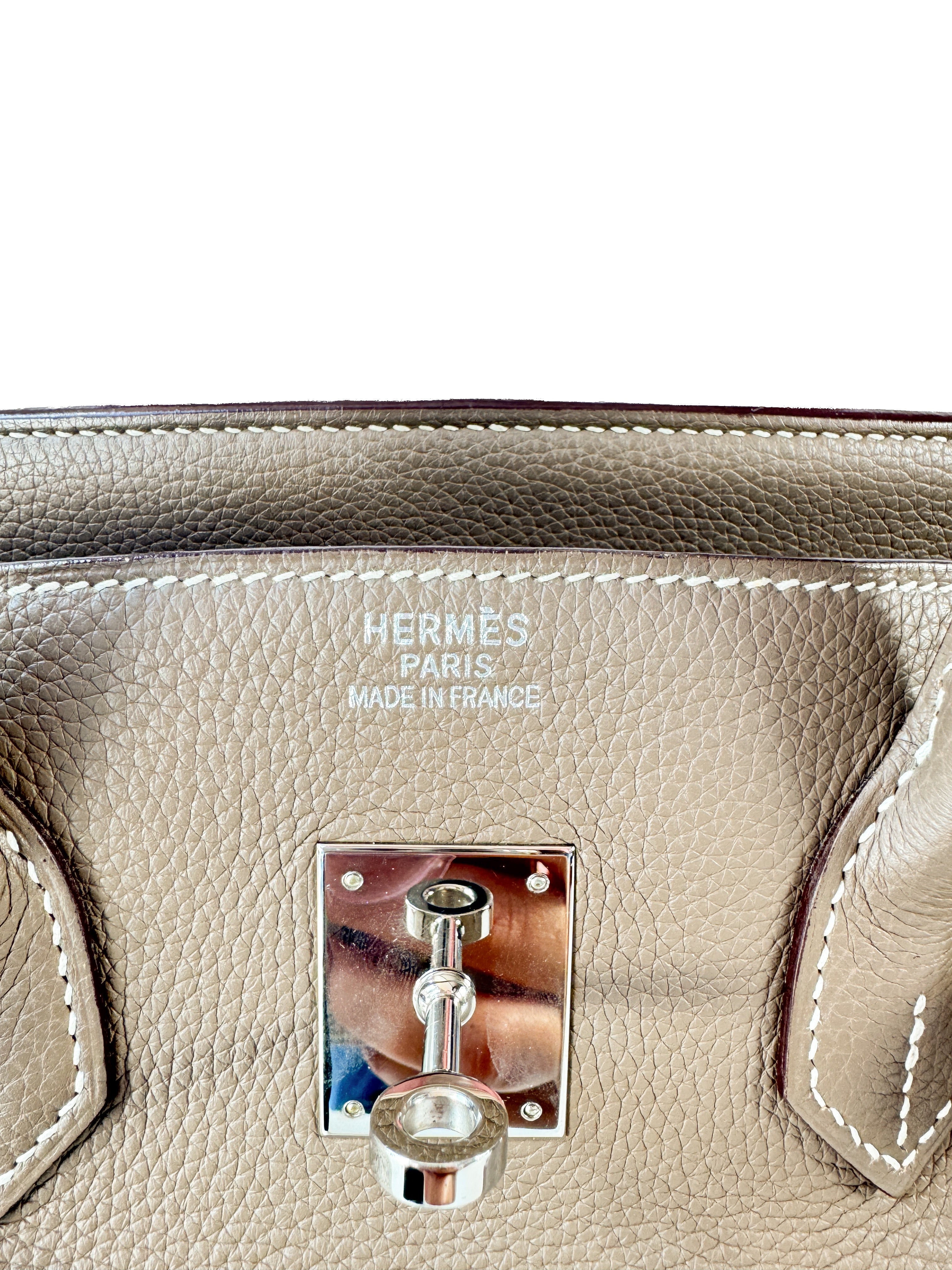 Hermès togo Birkin 35 Etoupe