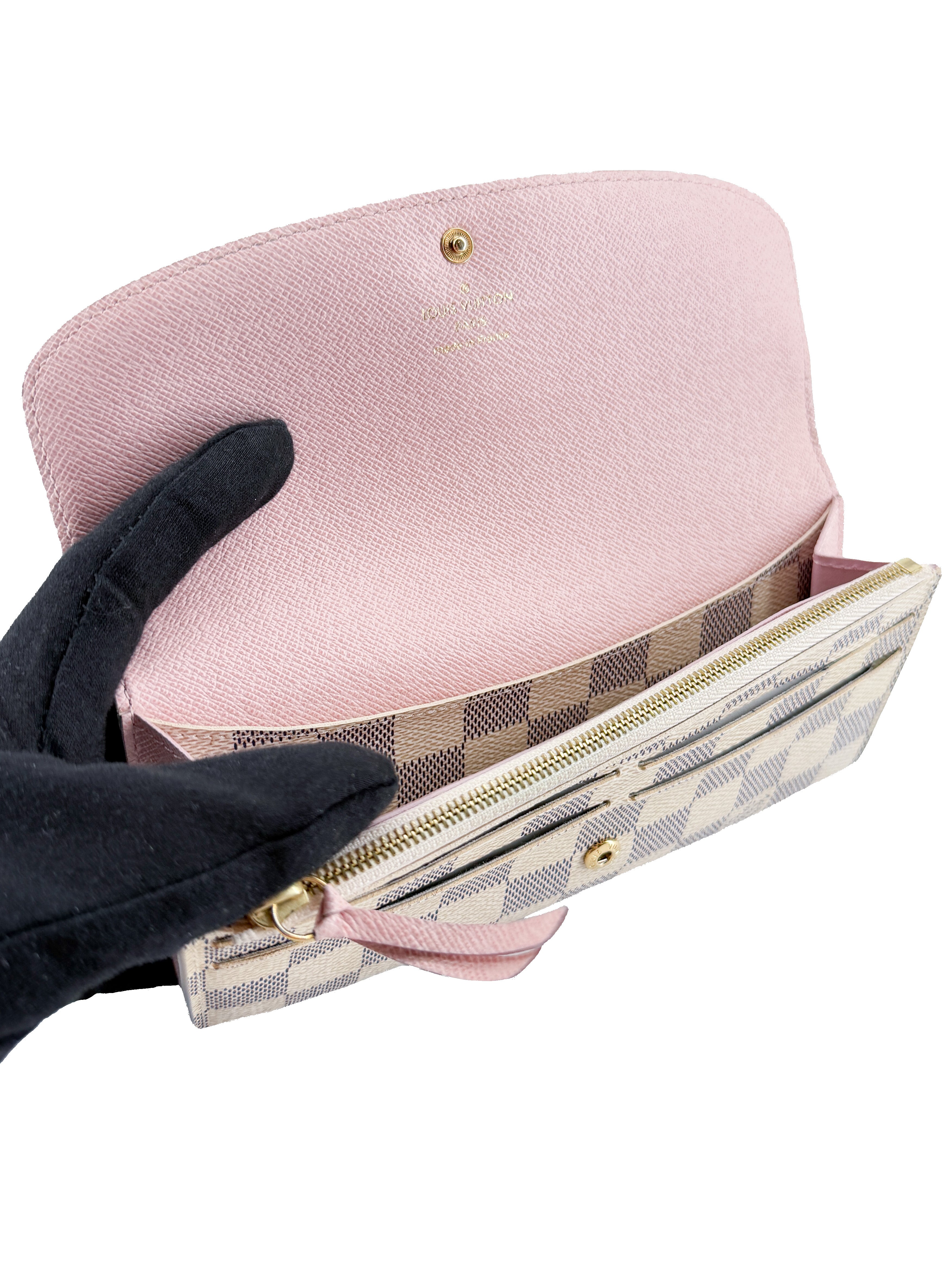 Louis Vuitton damier azur Emilie wallet TA2126