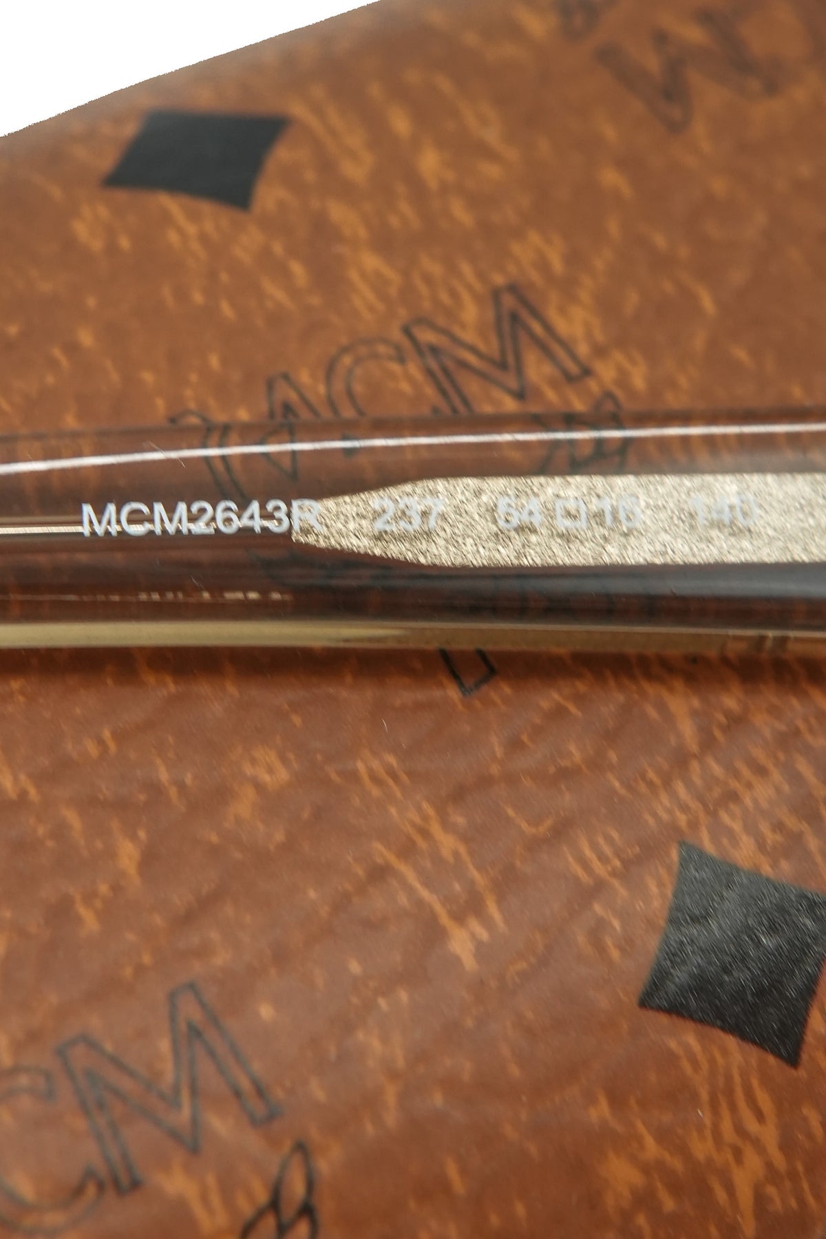 MCM beige clear eyeglass frames MCM2643R *CASE*