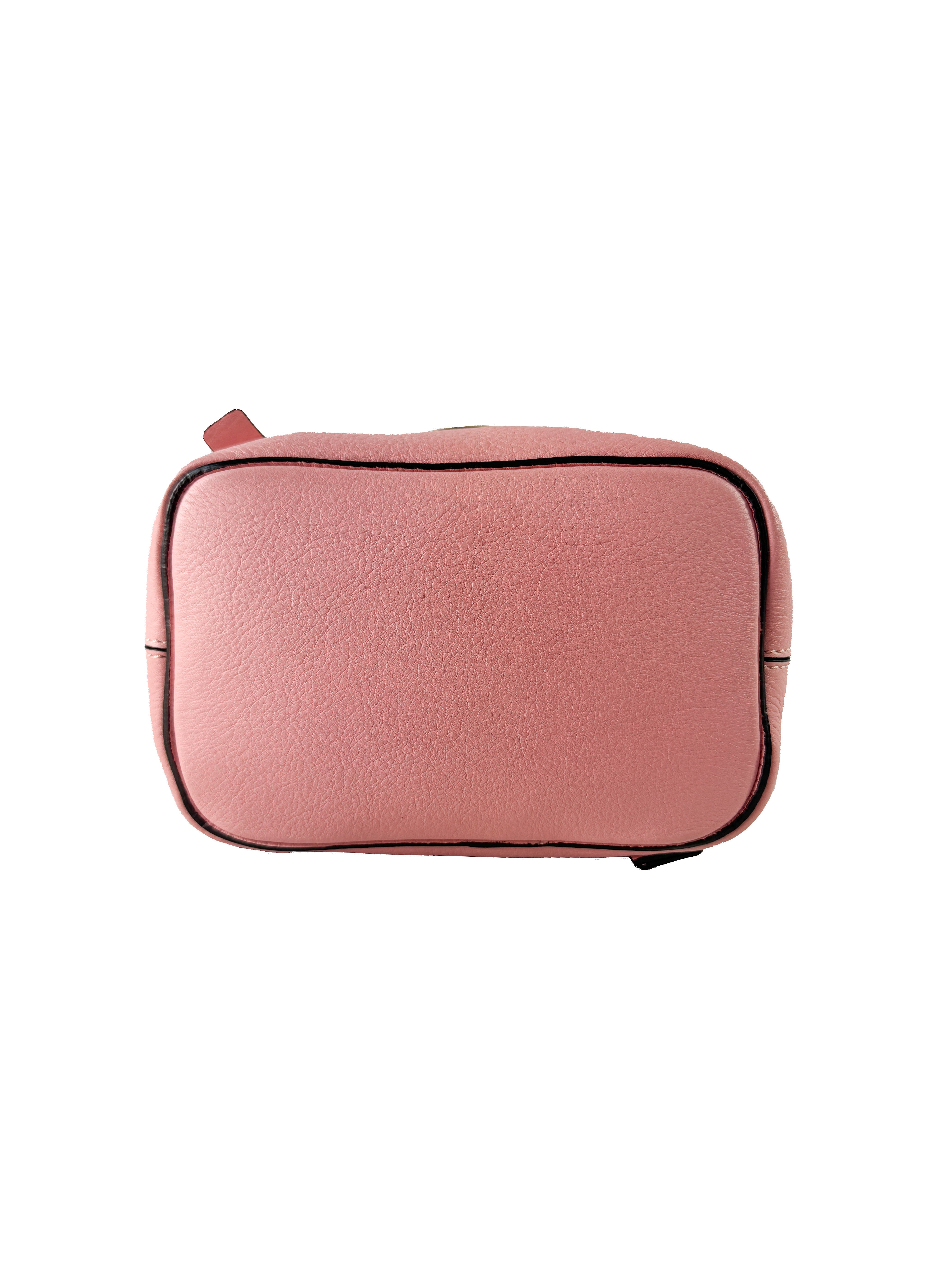 Chloé light pink leather & suede mini Faye backpack  041757652