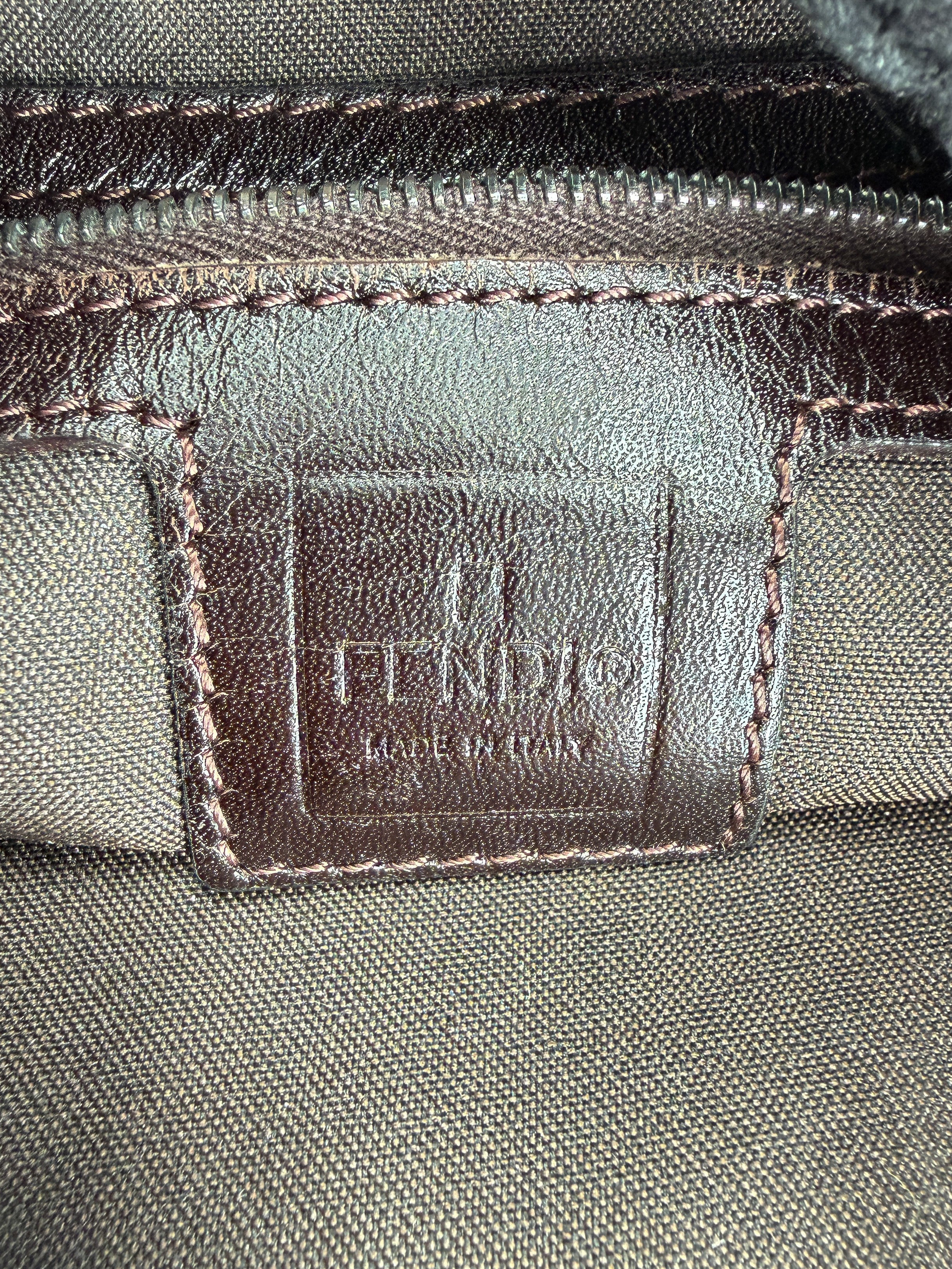 Fendi brown Zucca Mamma shoulder bag *as is*
