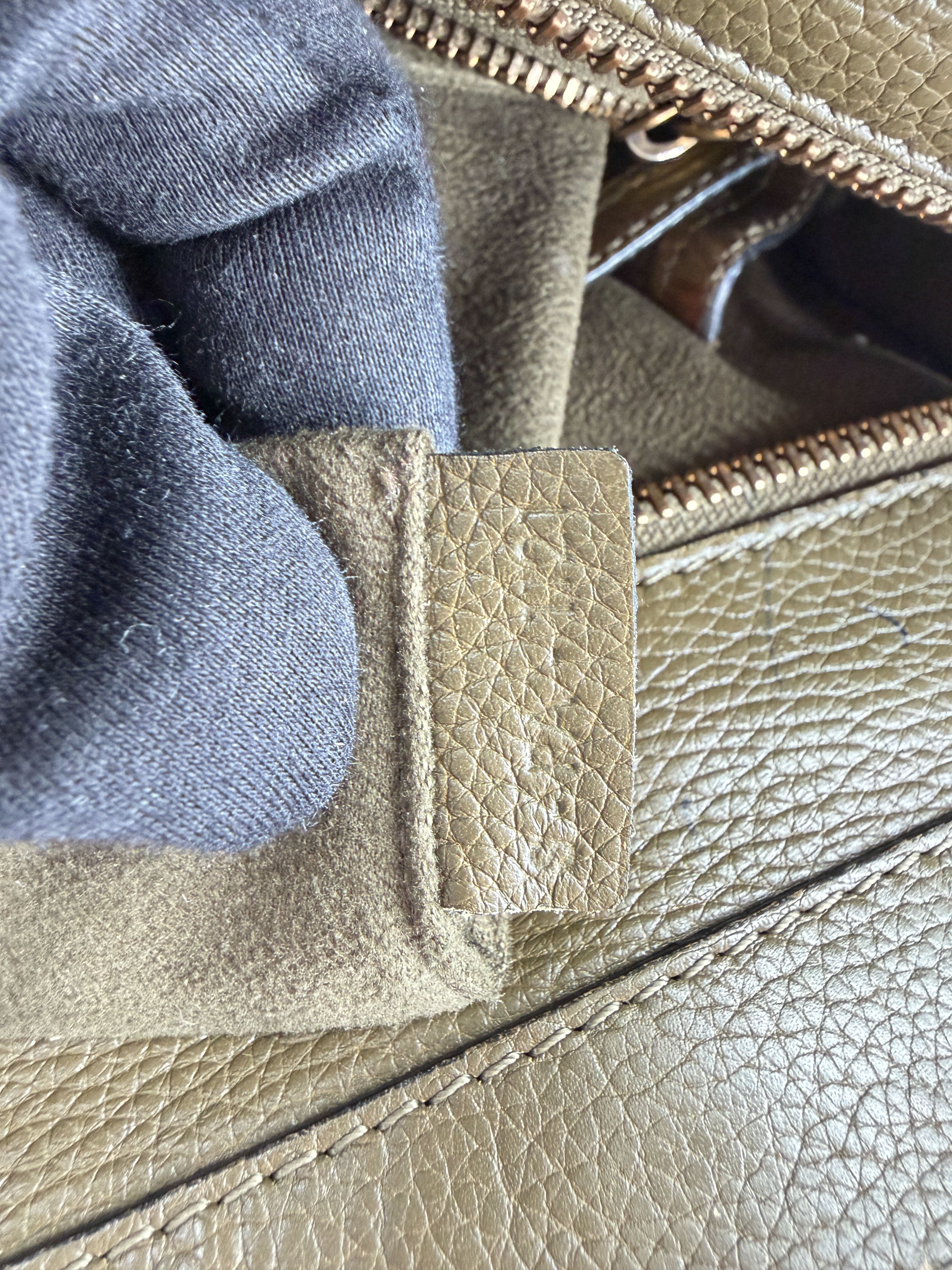 Celine olive leather mini luggage tote S-PA-1121