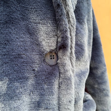 Berenice navy faux fur jacket size L NWT