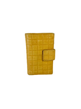 Chanel beige leather Chocolate bar wallet 8372170