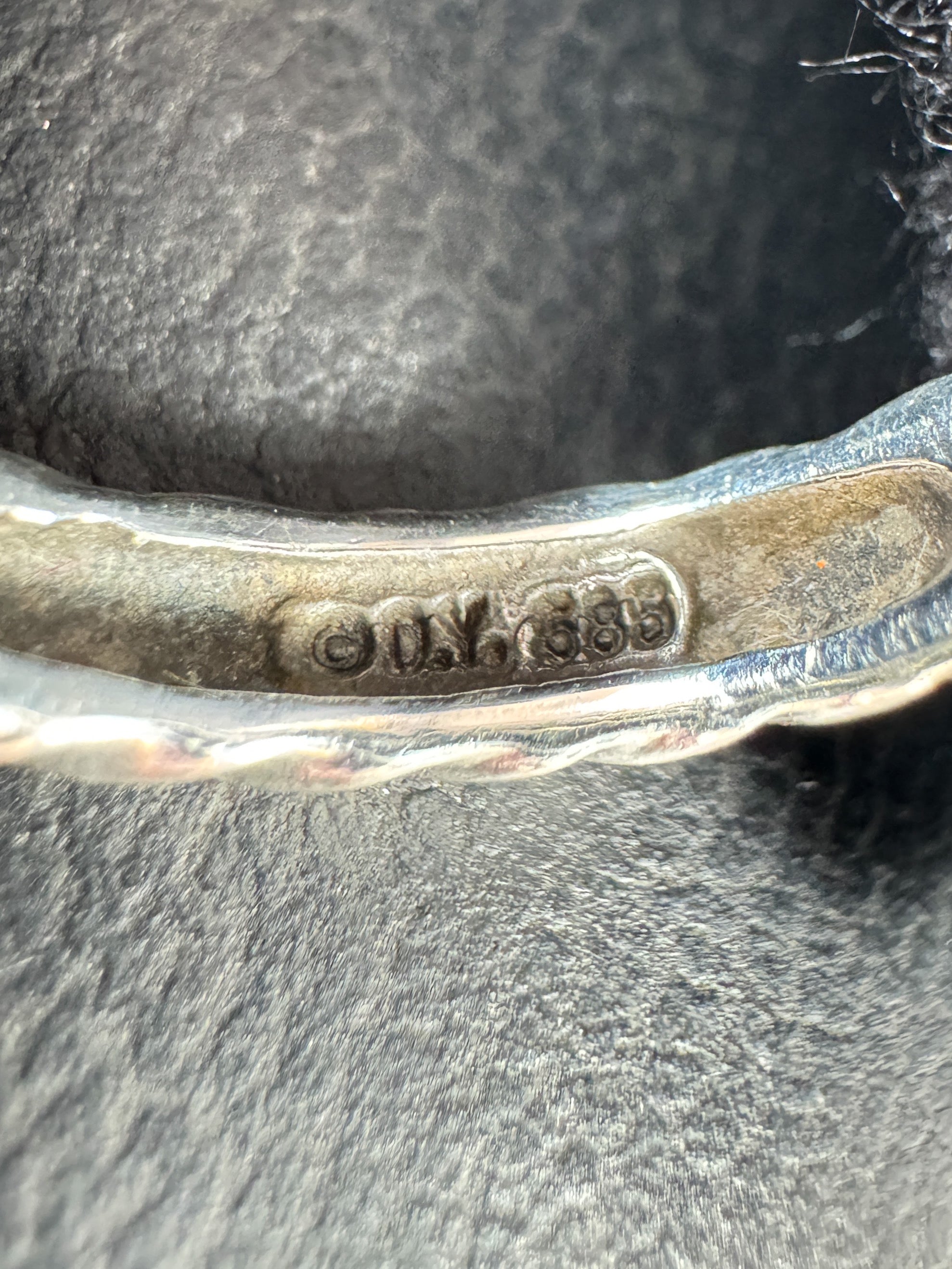 David Yurman sterling silver, 14k gold, citrine ring