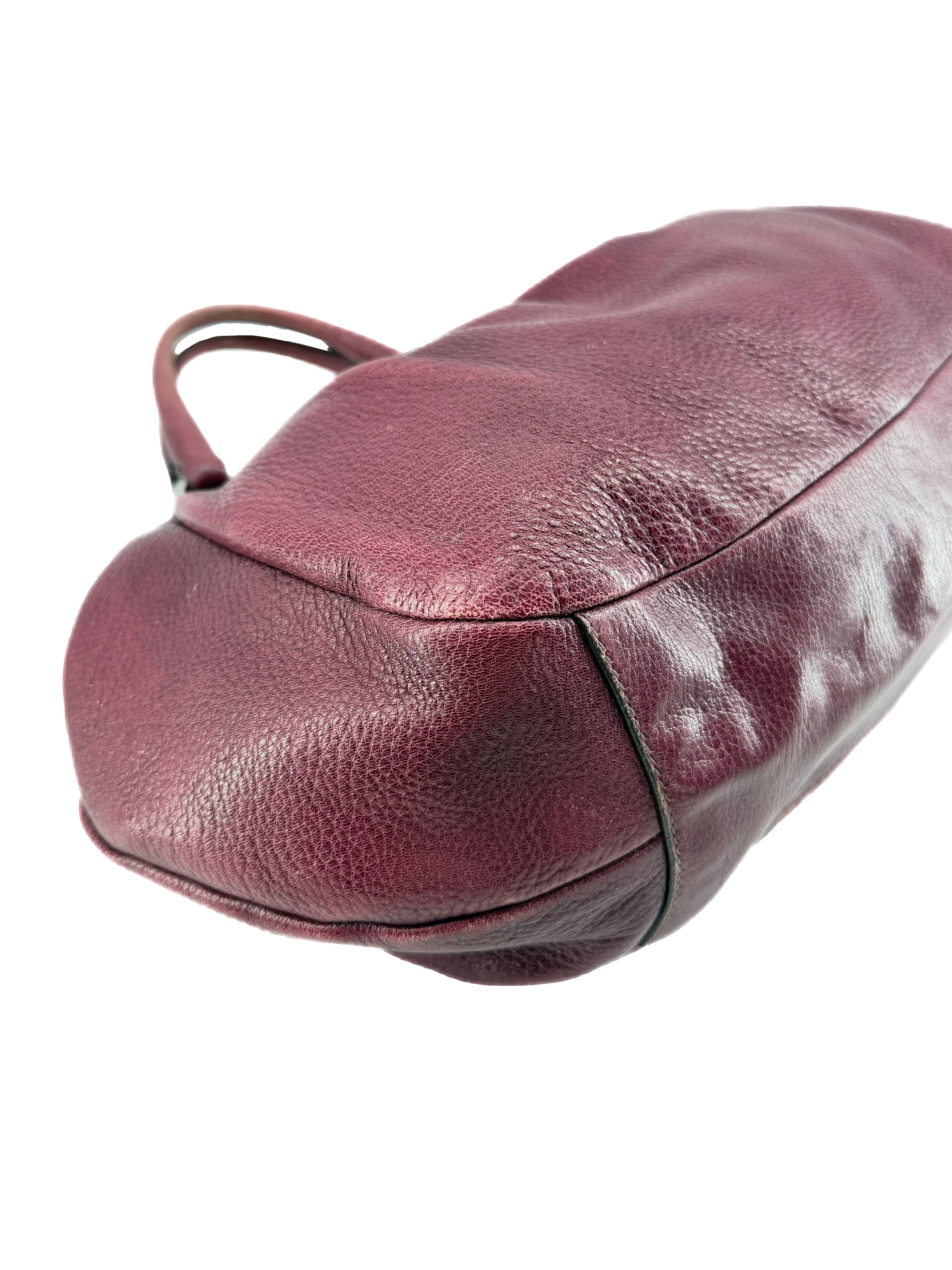 Prada purple Vitello Diano satchel *as is*