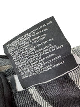 Gucci triangle cashmere and fur shawl