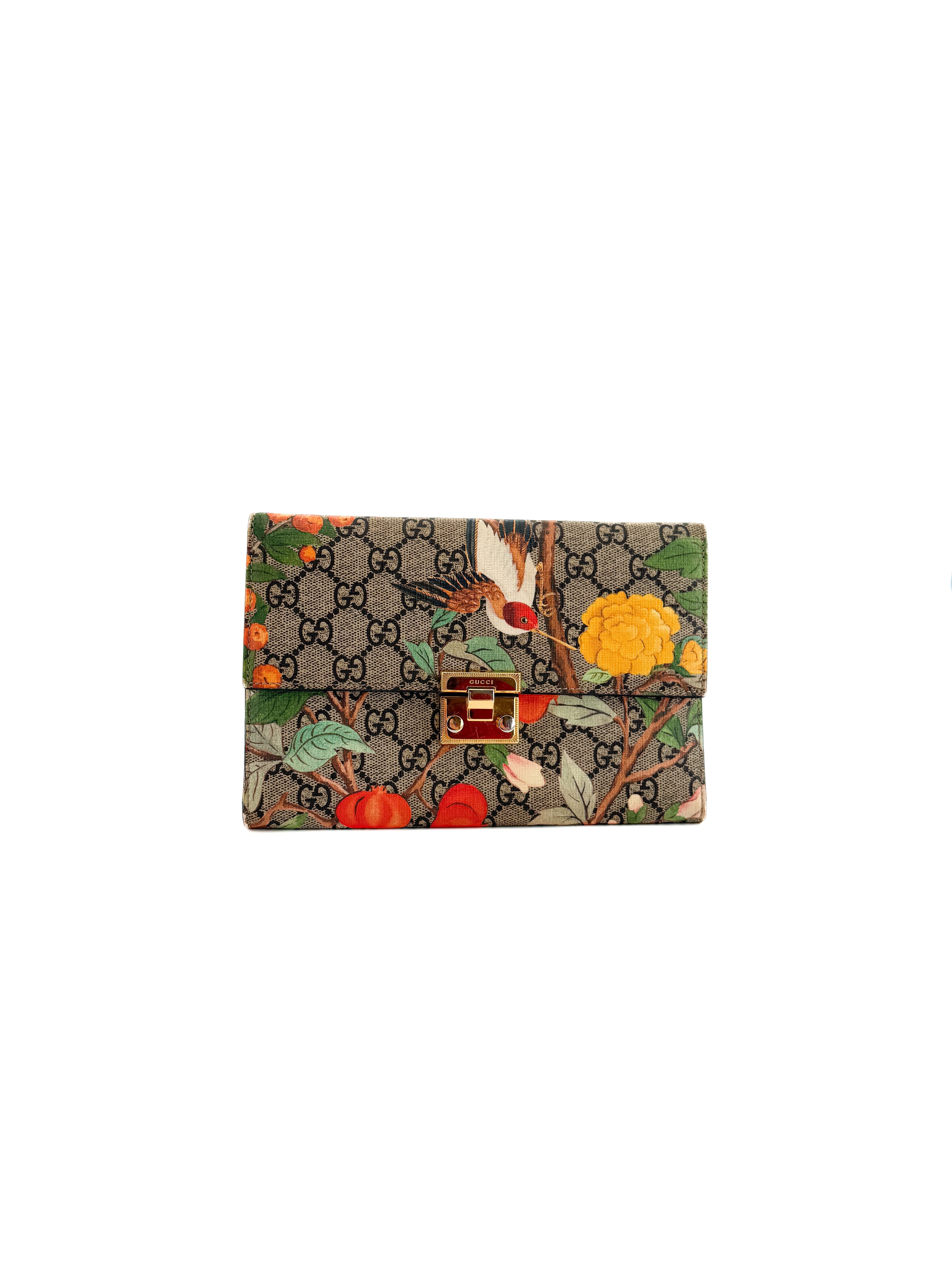 Gucci GG Tian padlock clutch 4531560959