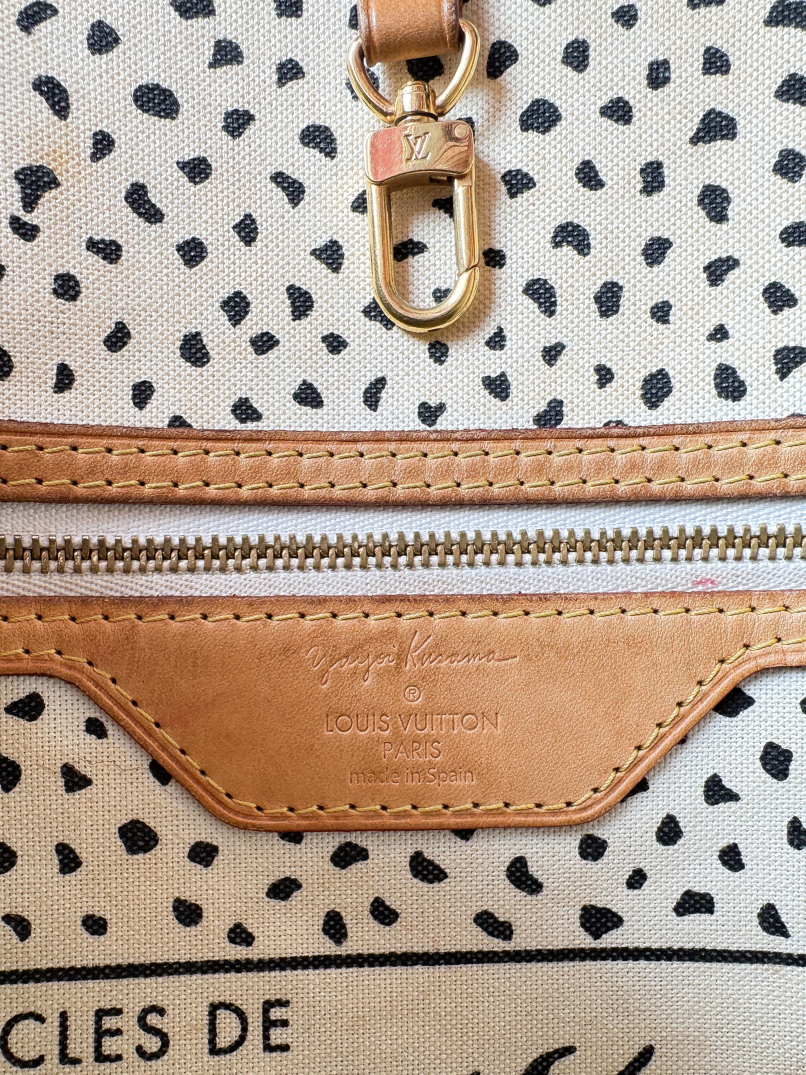 Louis Vuitton Neverfull Tote Limited Edition Kusama Waves Monogram Canvas MM  GI4142