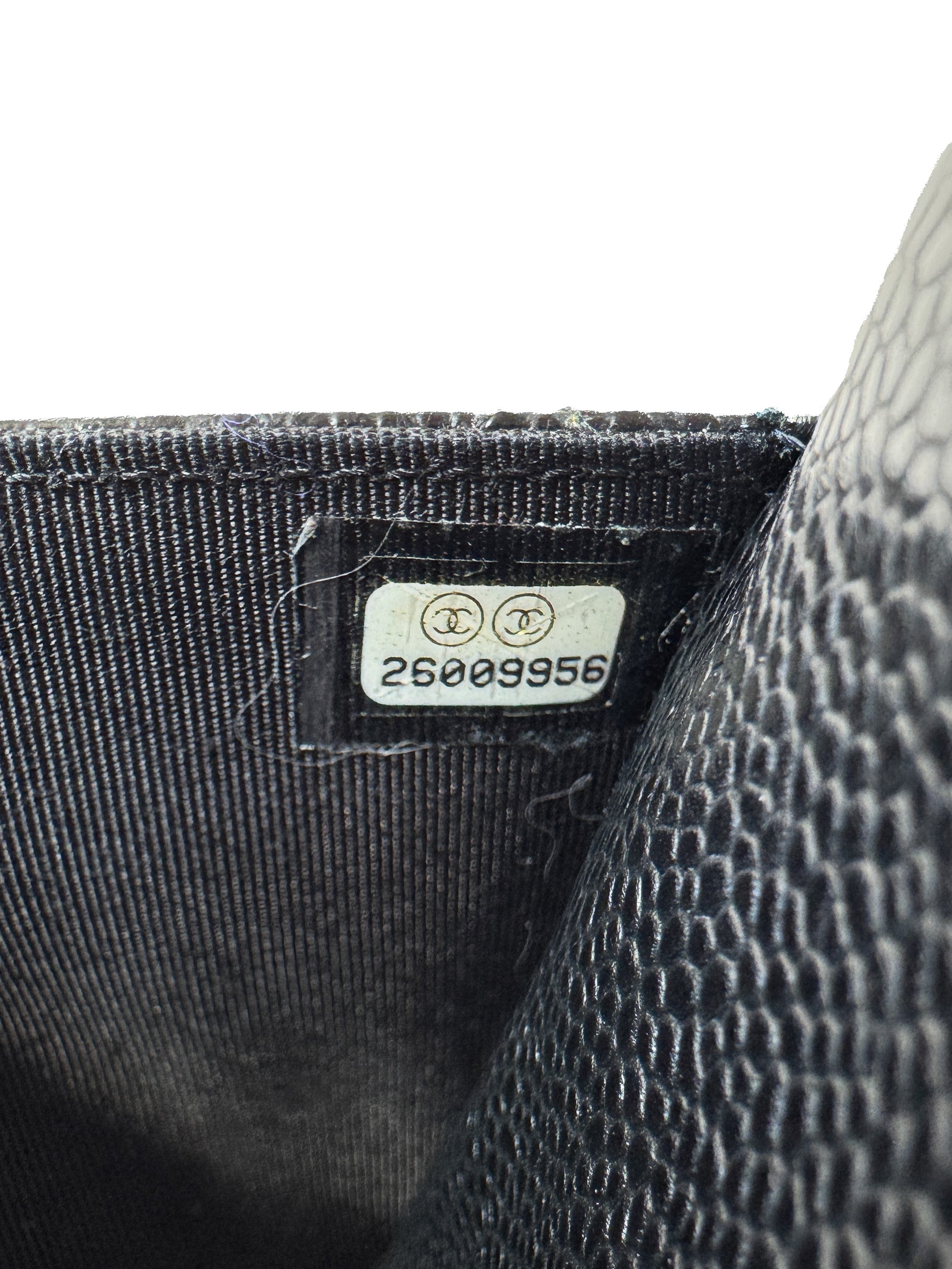 Chanel black caviar leather WOC 26009956