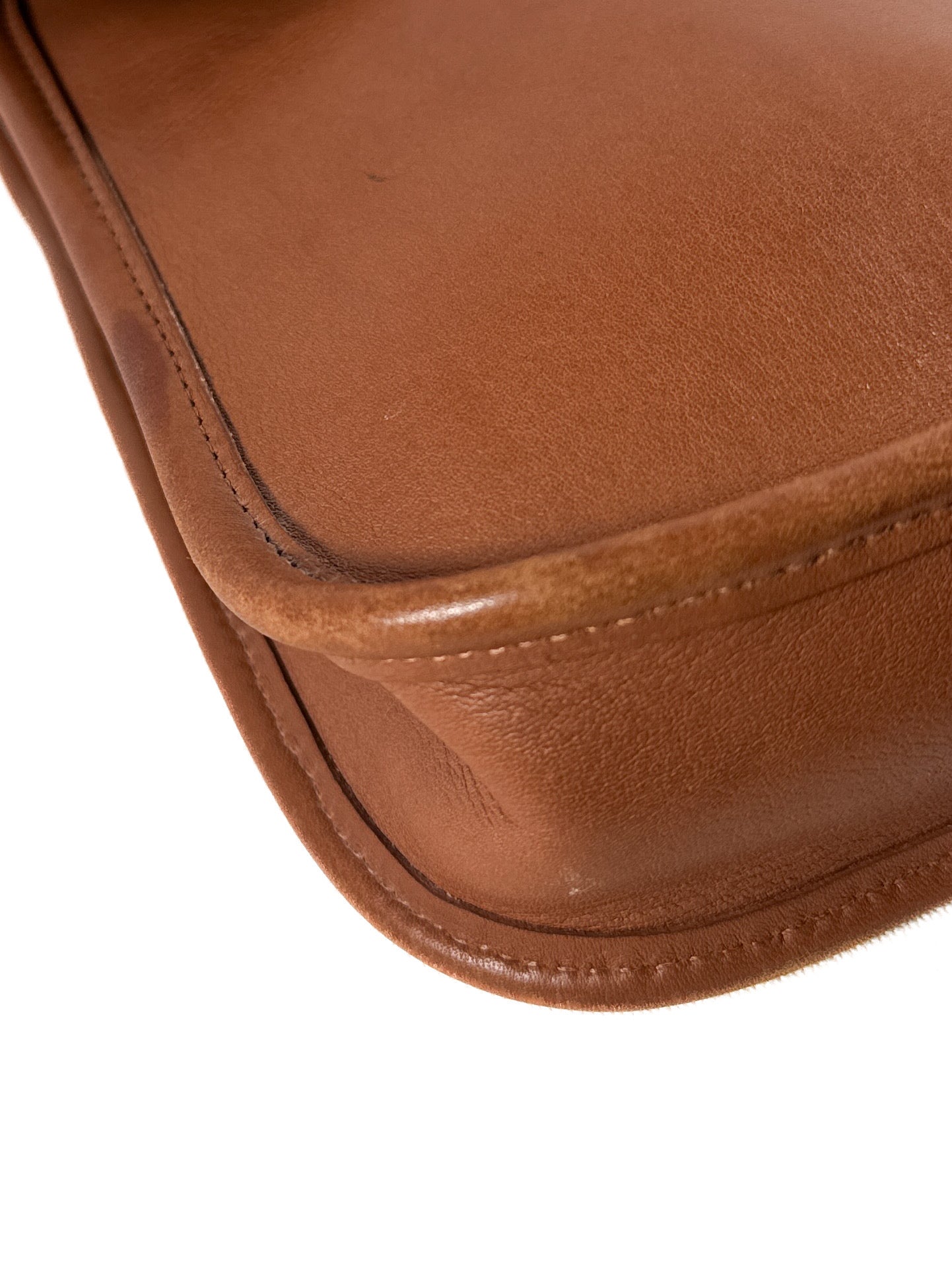 Coach brown leather vintage sidepack crossbody