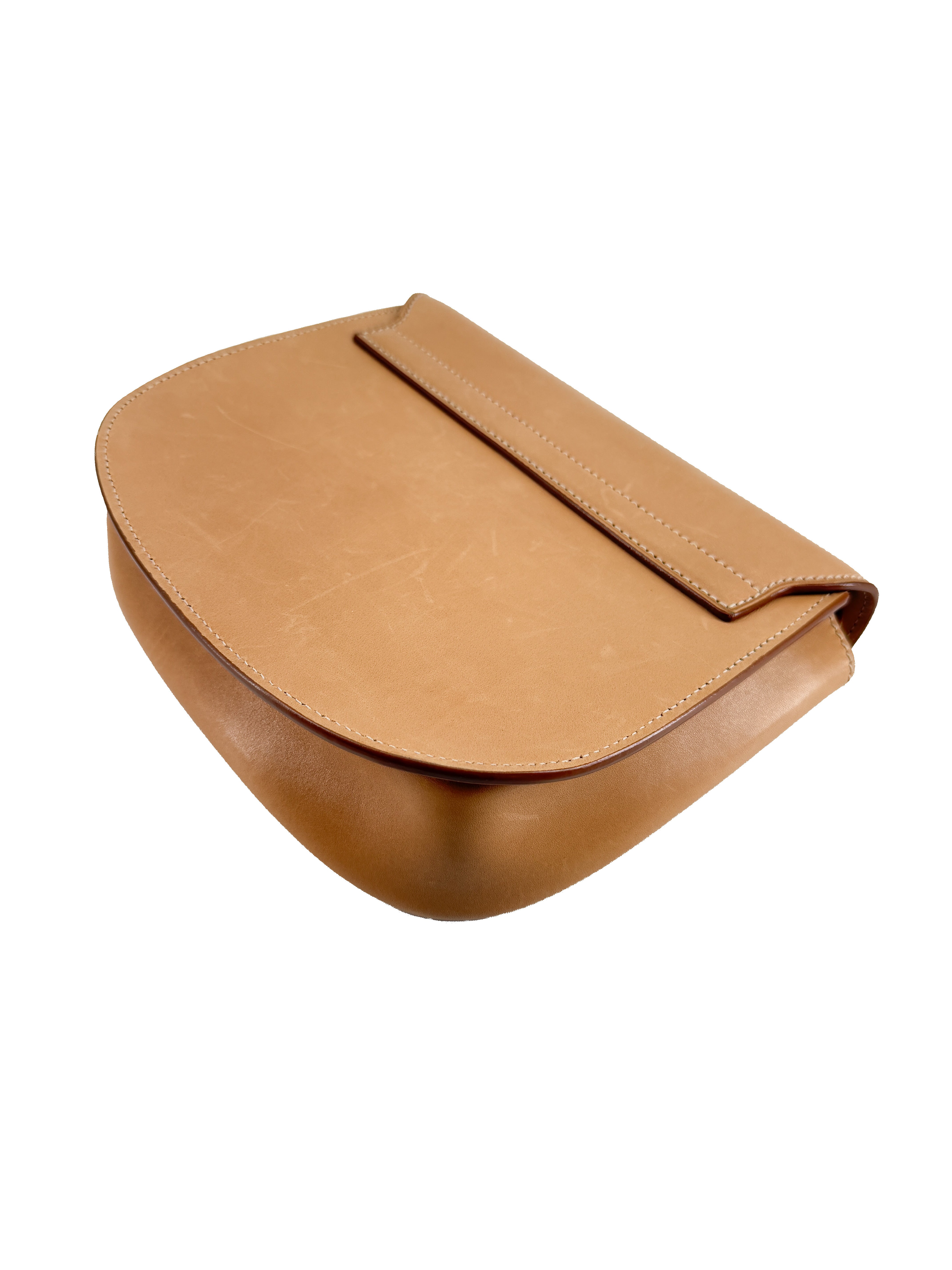 Saint Laurent Smooth Vintage Calfskin Small Kaia Satchel Brown Gold GLV6848180620