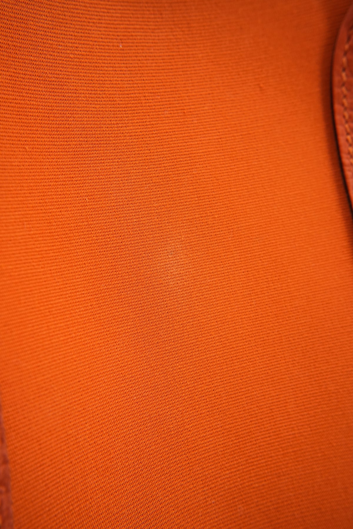 Hermès orange canvas leather Garden Party 36 T