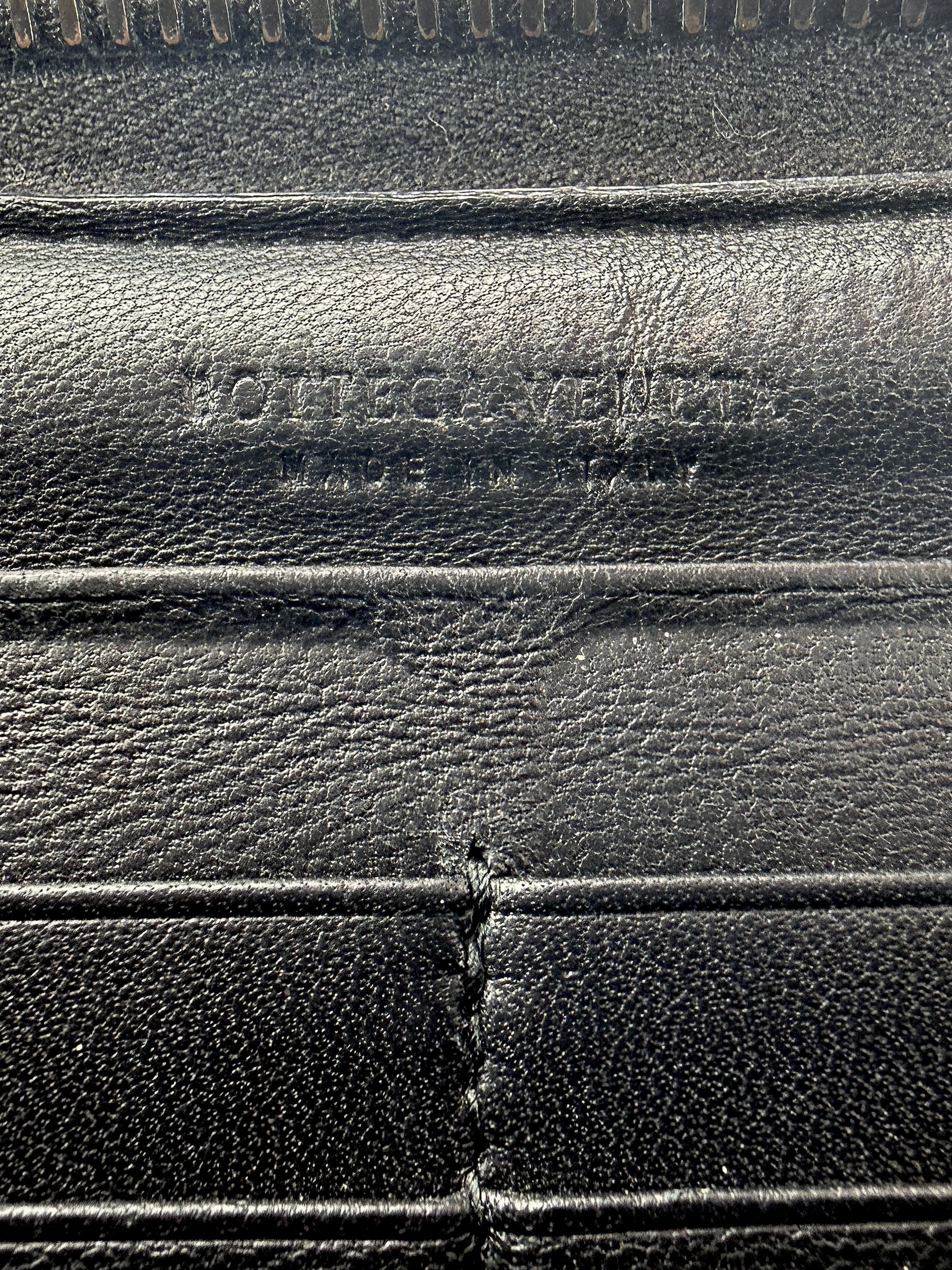 Bottega Veneta black Intrecciato zippy wallet B03196681G